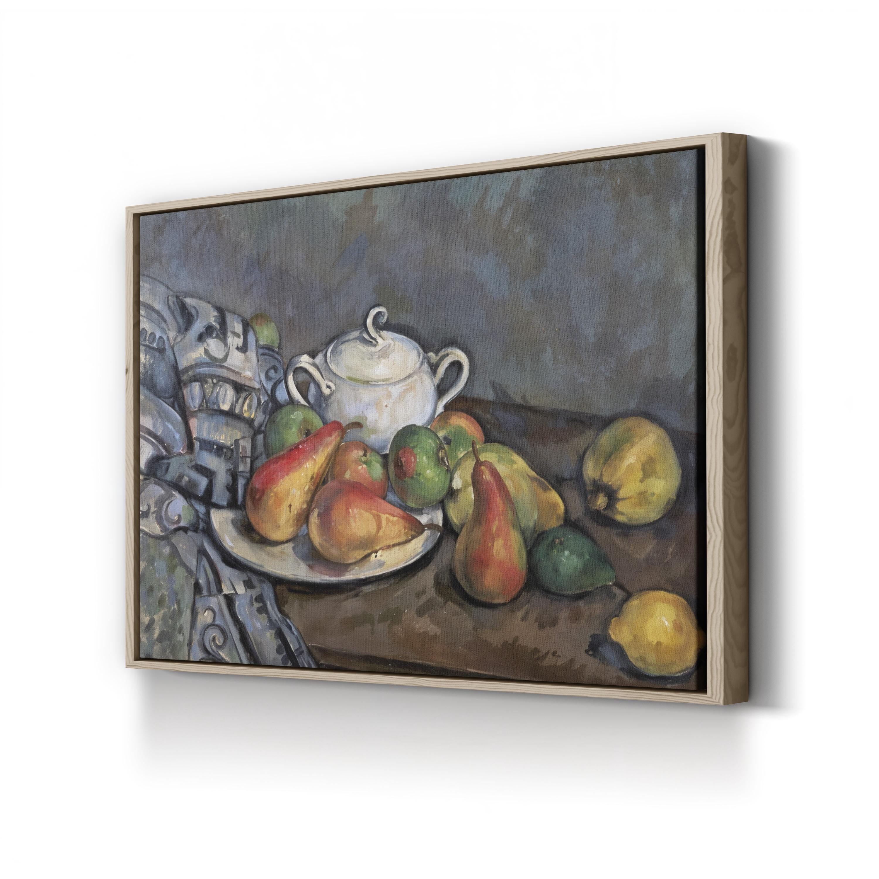 Still Life with Sugar Basin – Paul Cézanne Wall Art | Vintage Kitchen Canvas Print