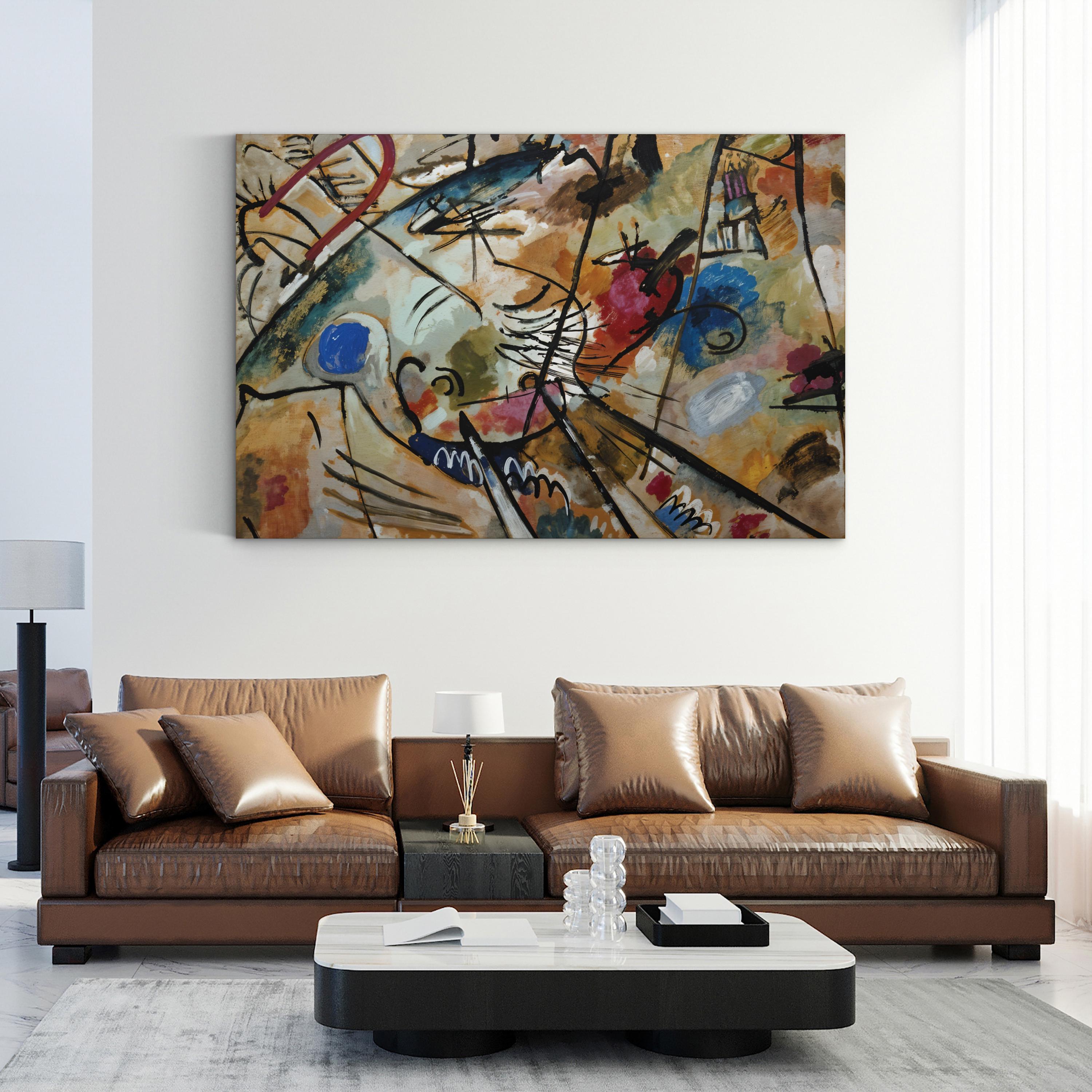 Study For “Improvisation 24 (Troika II), 1924” Wall Art by Wassily Kandinsky
