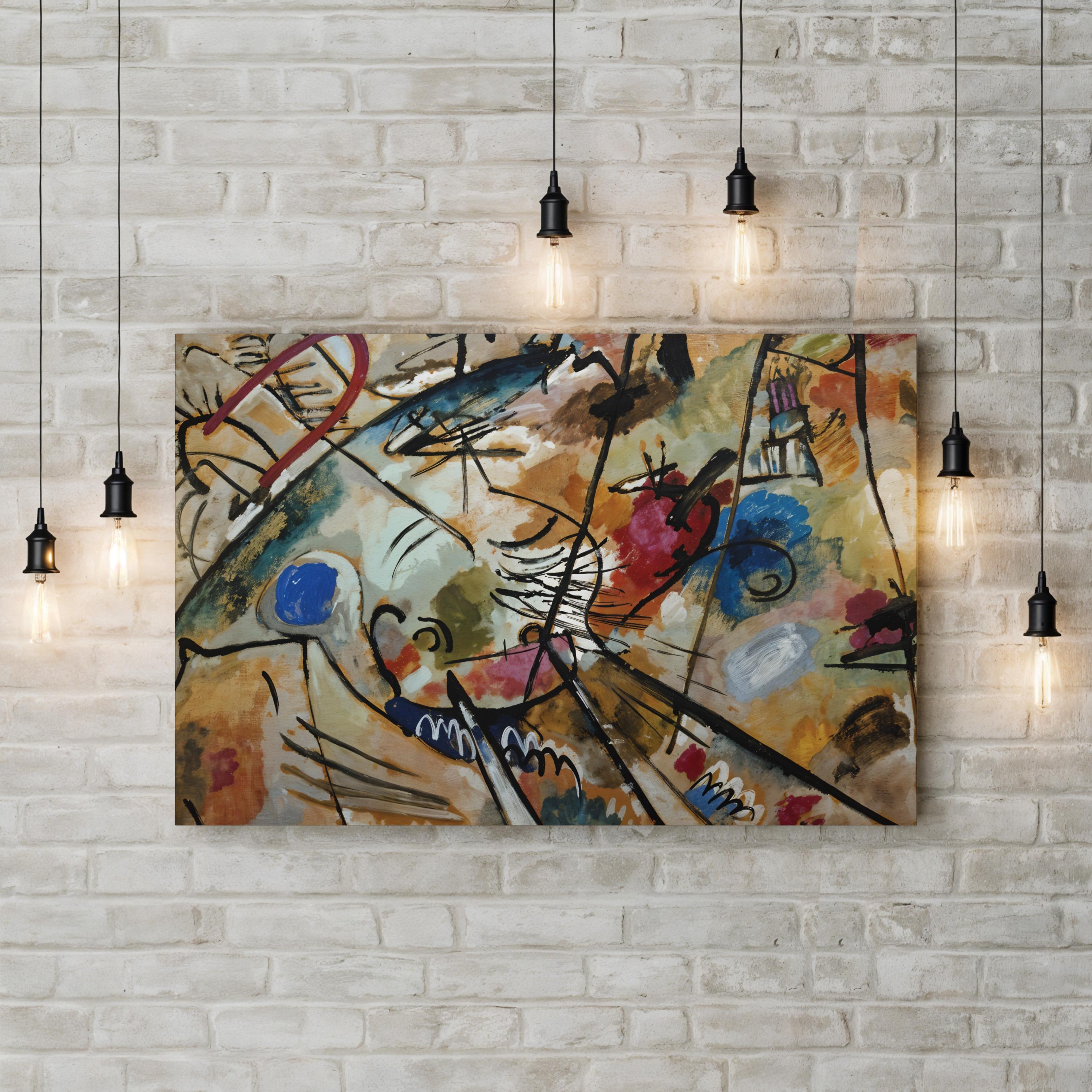 Study For “Improvisation 24 (Troika II), 1924” Wall Art by Wassily Kandinsky
