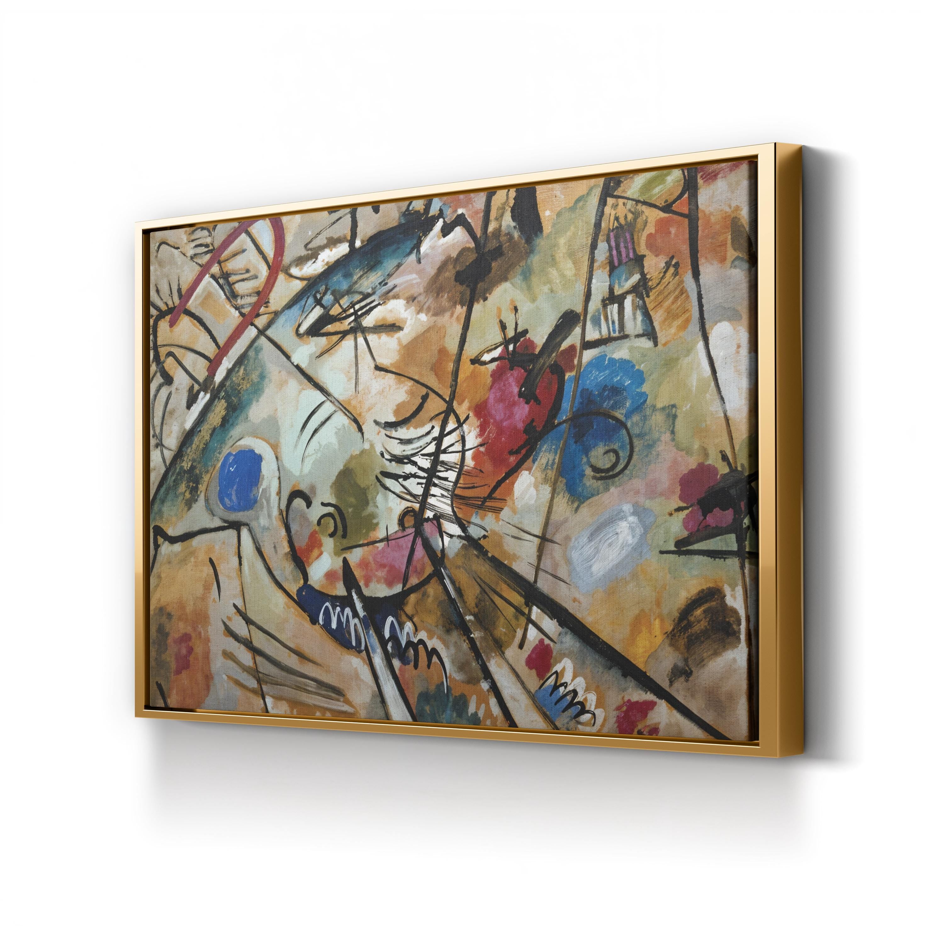 Study For “Improvisation 24 (Troika II), 1924” Wall Art by Wassily Kandinsky