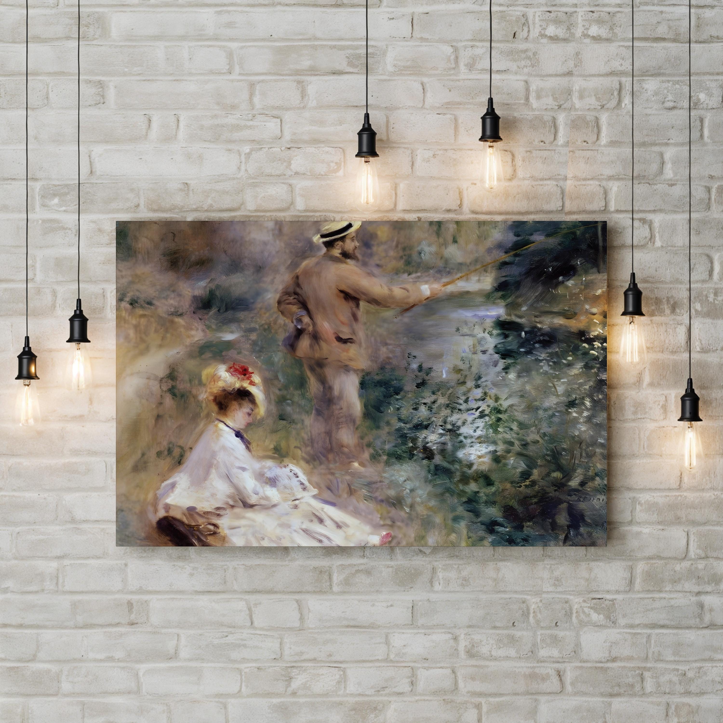 The Fisherman Seaside Scene – Pierre-Auguste Renoir Wall Art | Impressionist Canvas Print