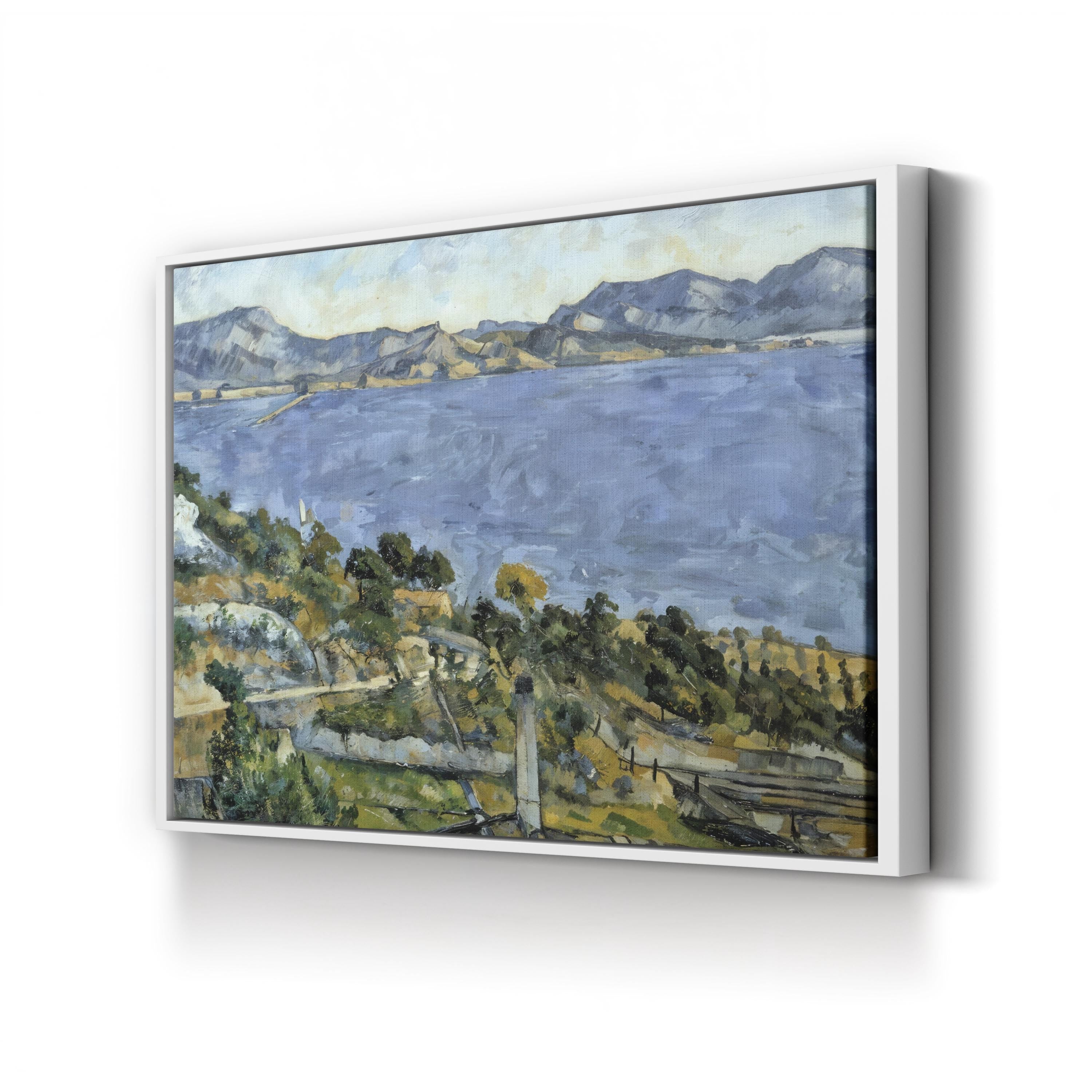 The Gulf Of Marseille Seen From L'Estaque Wall Art by Paul Cezanne – Classical French Seascape