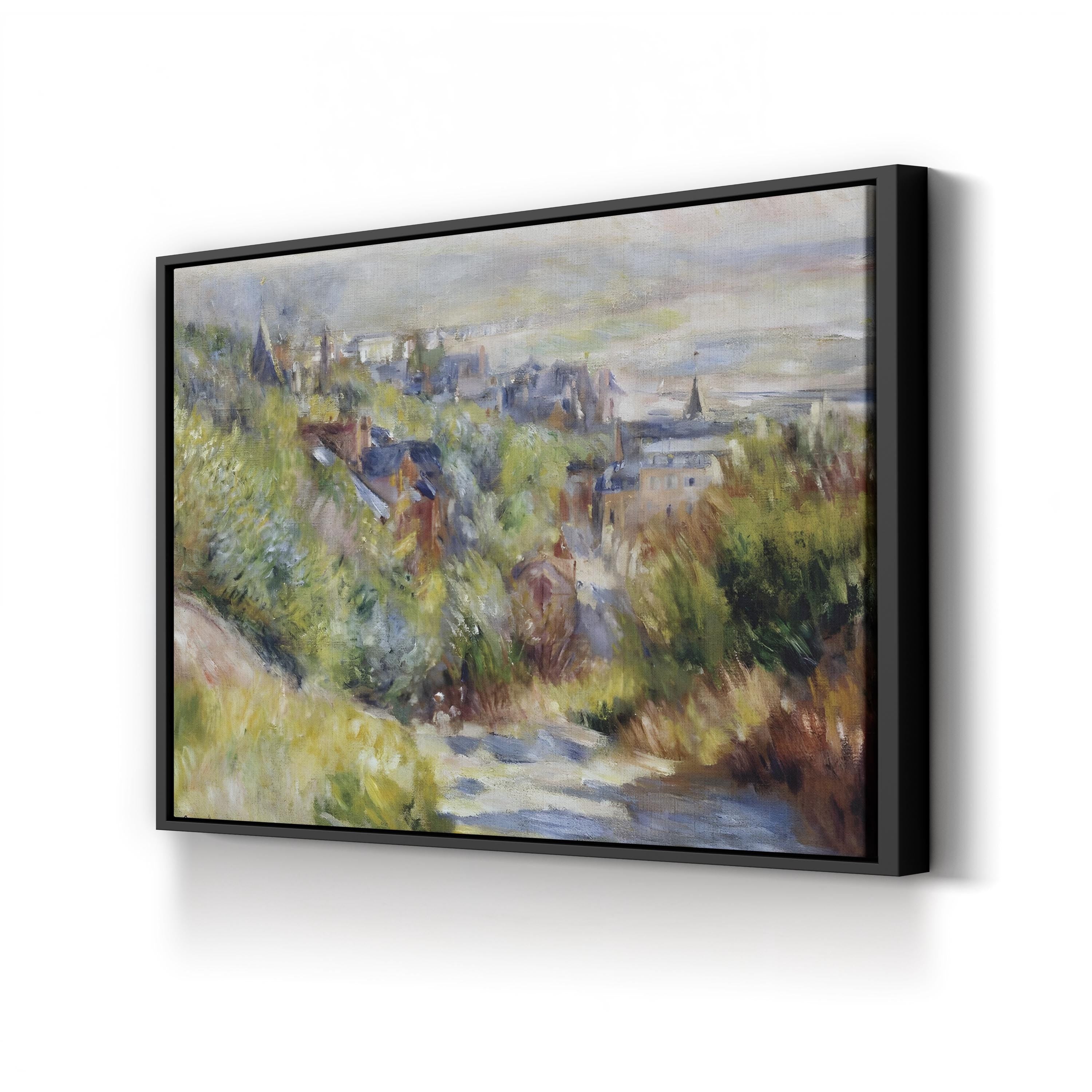 The Heights of Trouville | Impressionist Coastal Landscape Wall Art by Pierre-Auguste Renoir