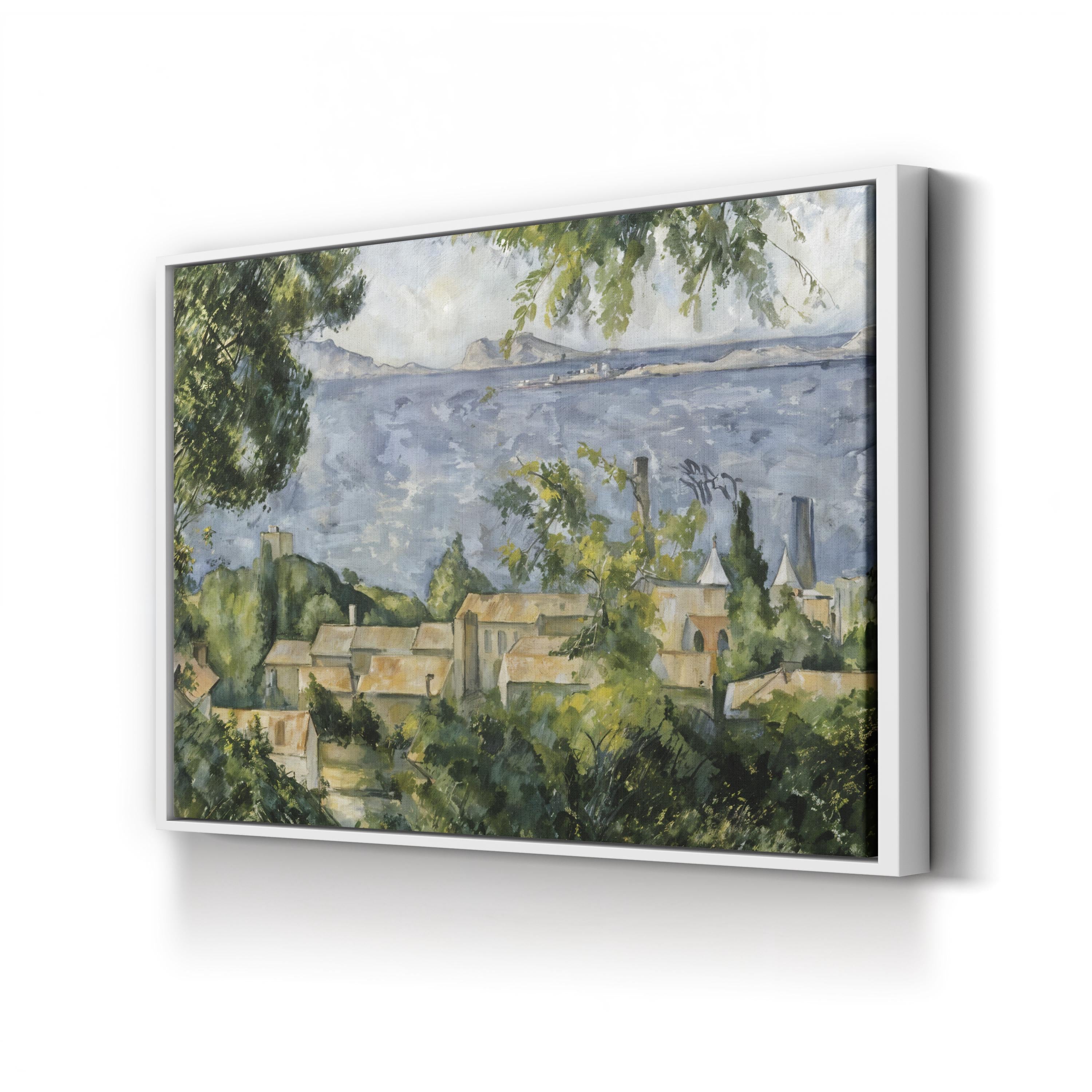 Rooftops of L’Estaque 1883 – Paul Cézanne Wall Art | Post-Impressionist Canvas Print
