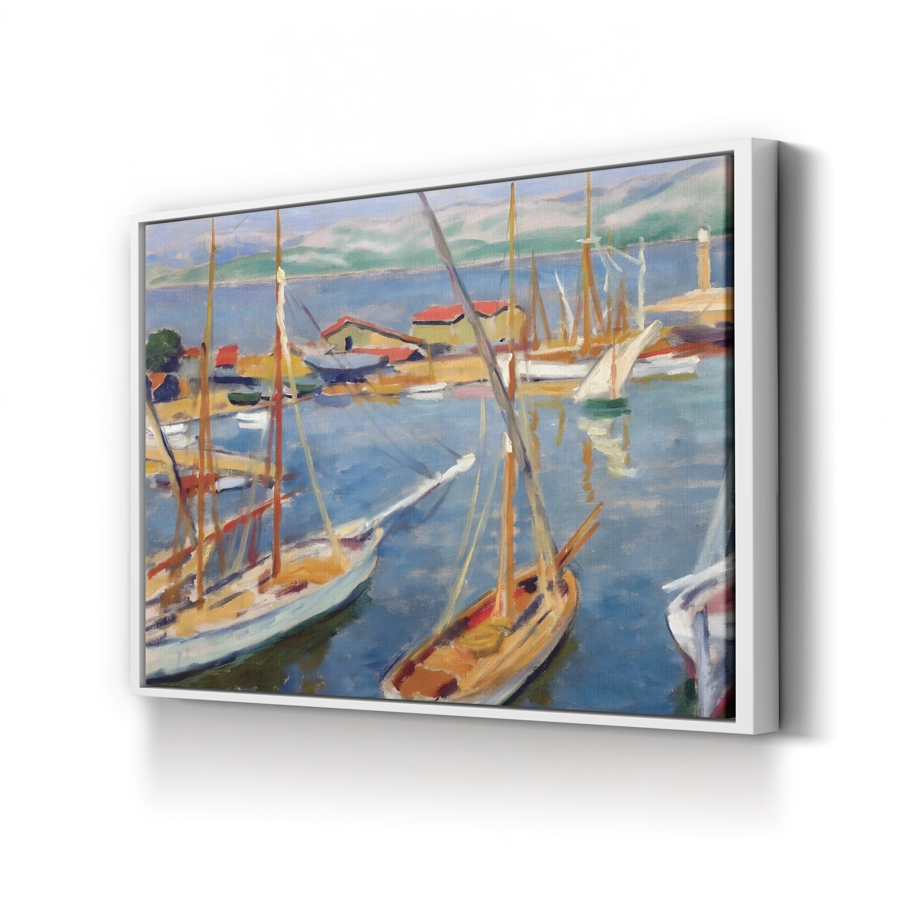 The Studio Boat, 1874 – Impressionist Wall Art | Coastal Landscape Canvas Print