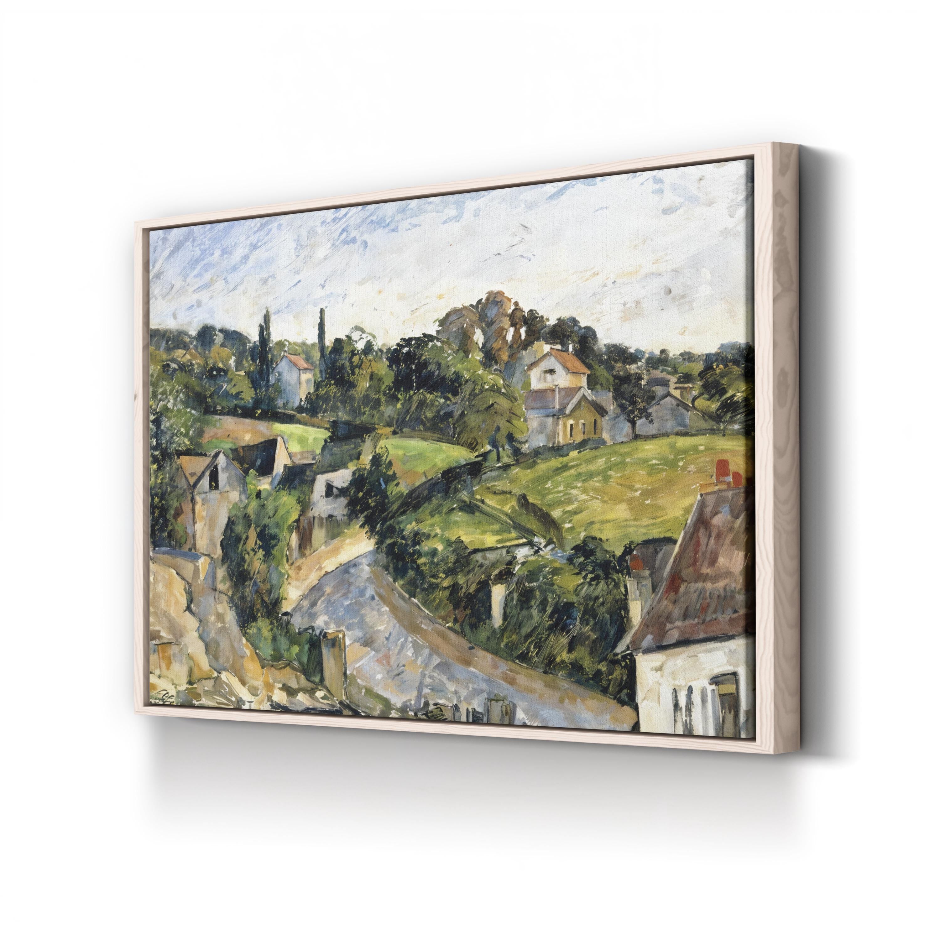 The Winding Road, 1877 – Paul Cézanne Wall Art | Post-Impressionist Canvas Print