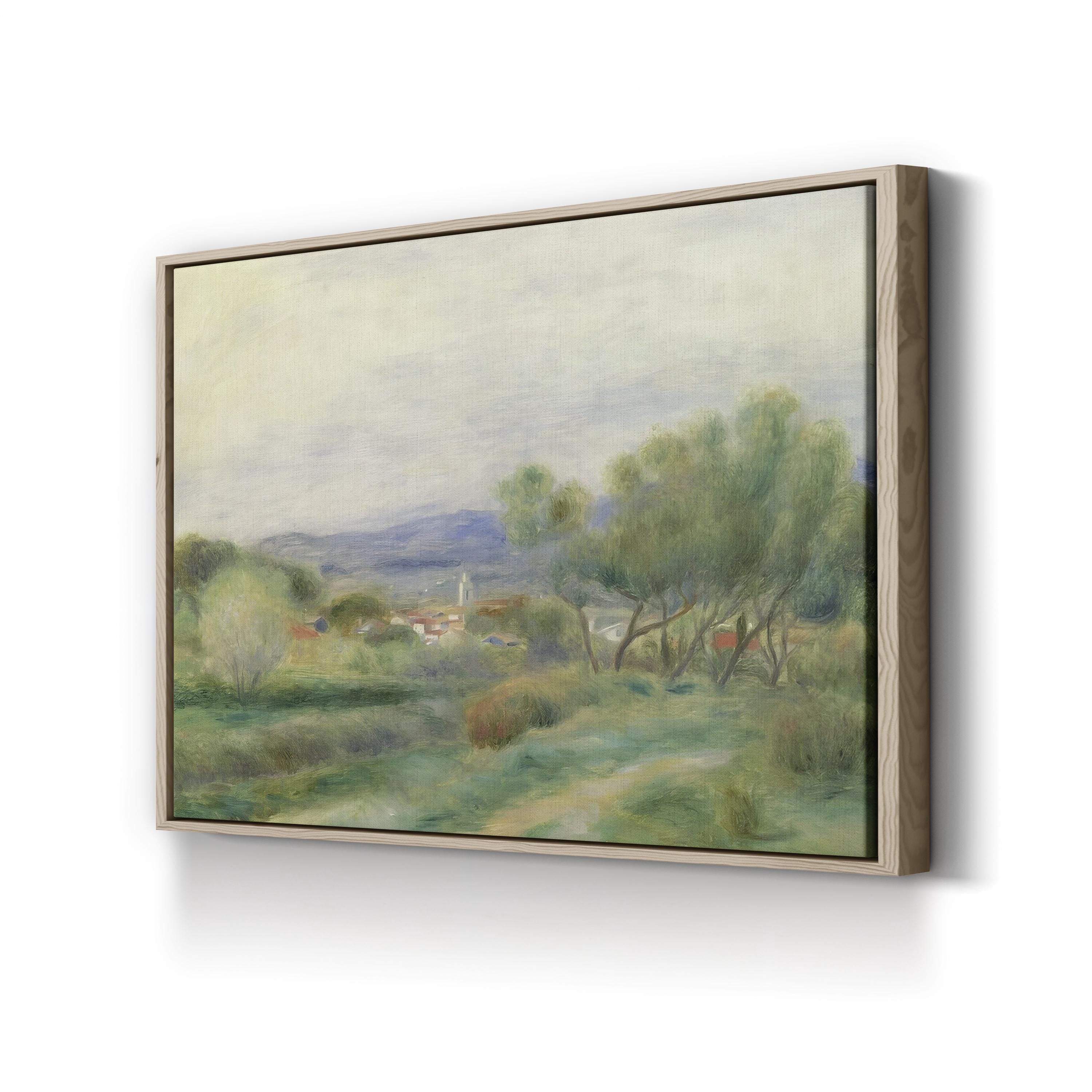 View of La Seyne, Provence, 1890 Wall Art by Pierre-Auguste Renoir | Impressionist Coastal Landscape