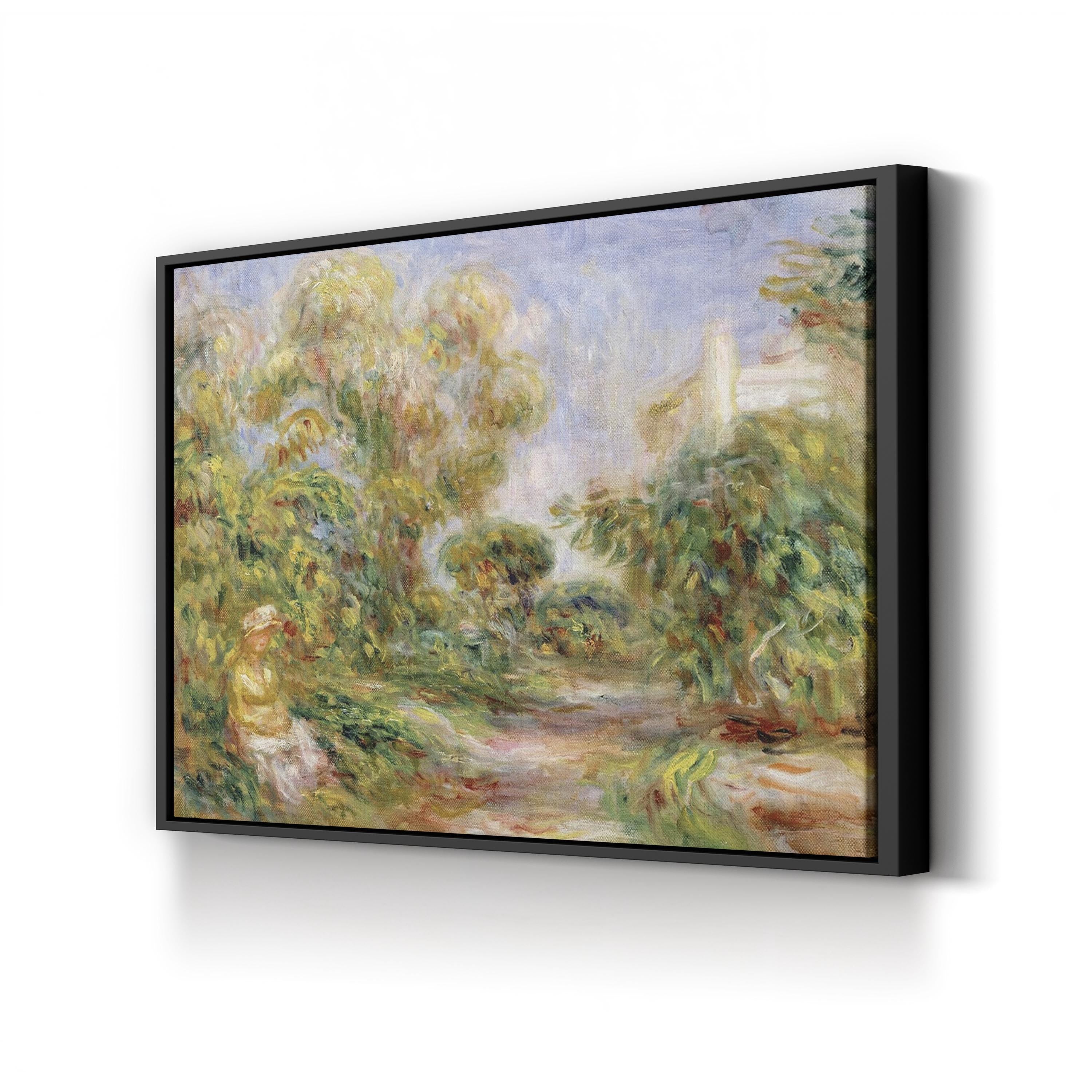 Woman in a Landscape – Pierre-Auguste Renoir Wall Art | Impressionist Canvas Print