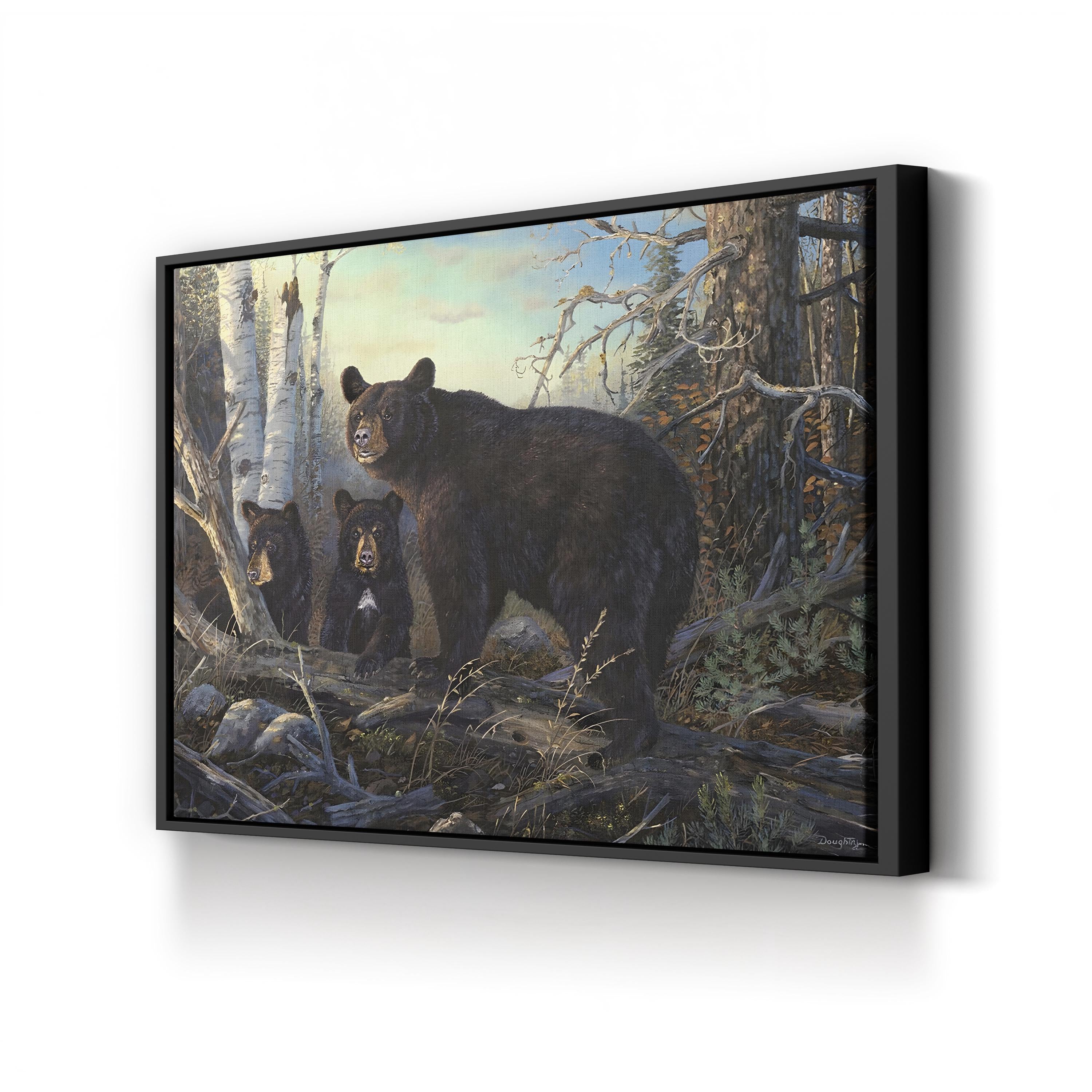 Absolutely Wild Black Bear Wall Art by Terry Doughty