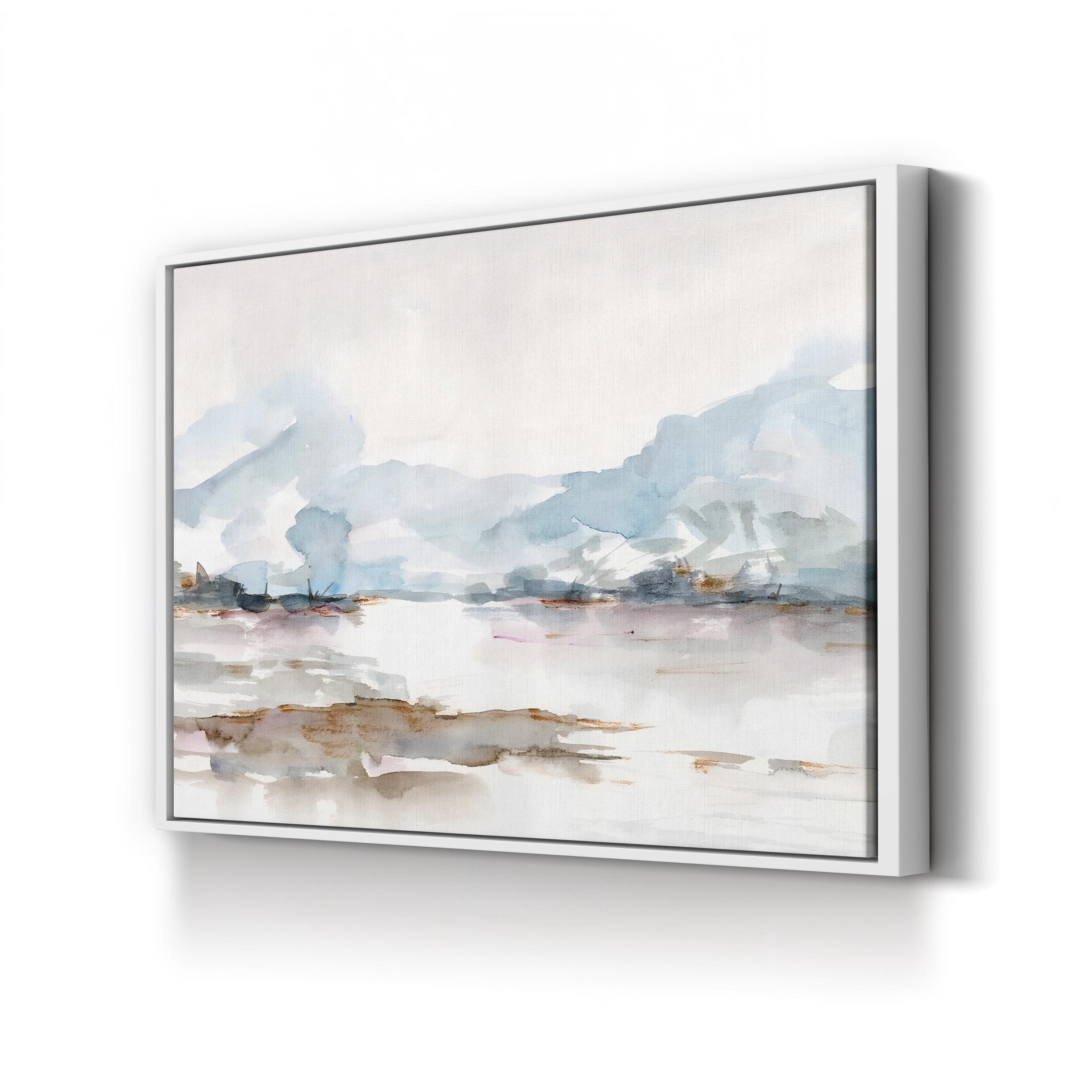 Across the Marsh I Wall Art by Ethan Harper – Contemporary Coastal Marsh Landscape Canvas