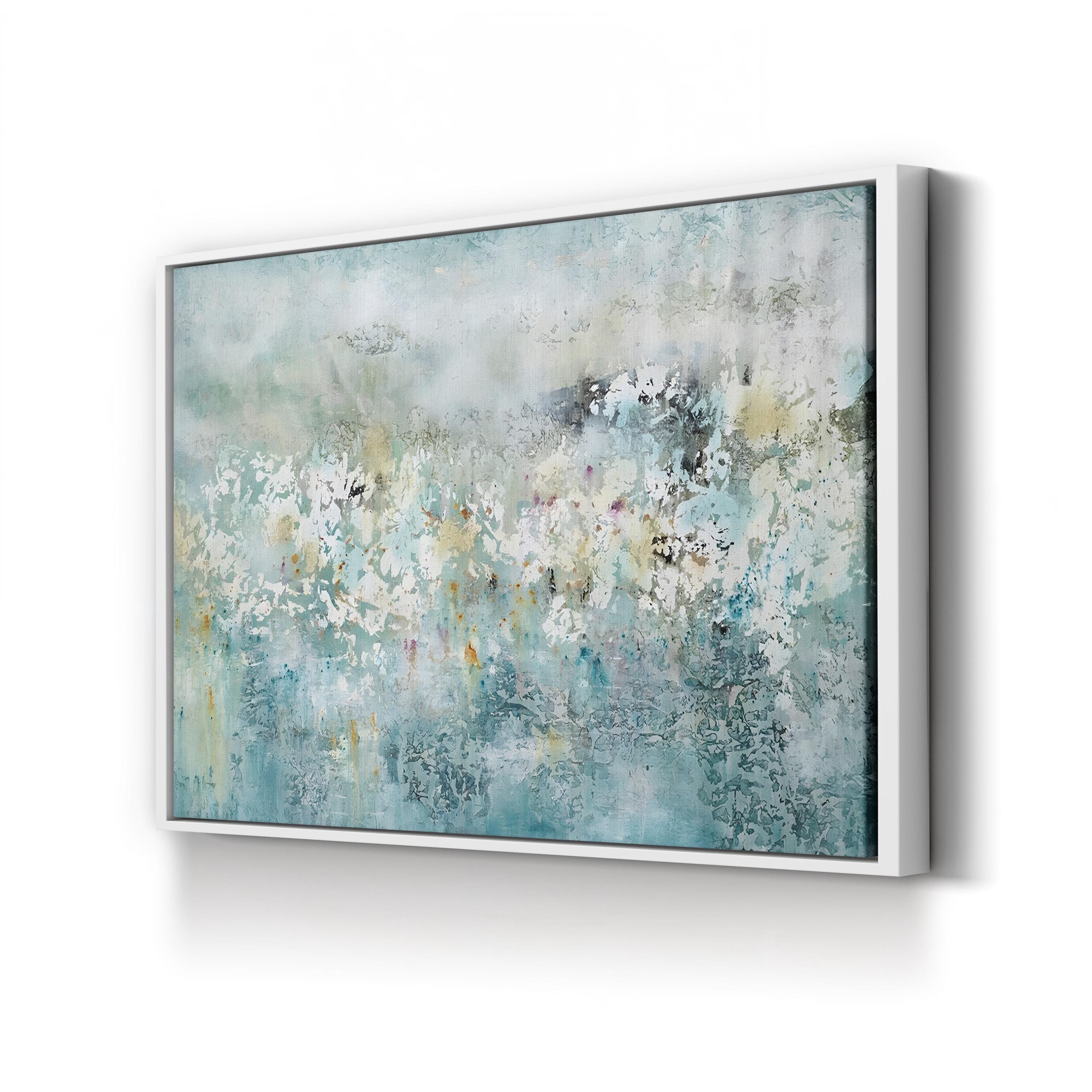 Across the Sound | Contemporary Abstract Coastal Landscape Wall Art by Alexys Henry