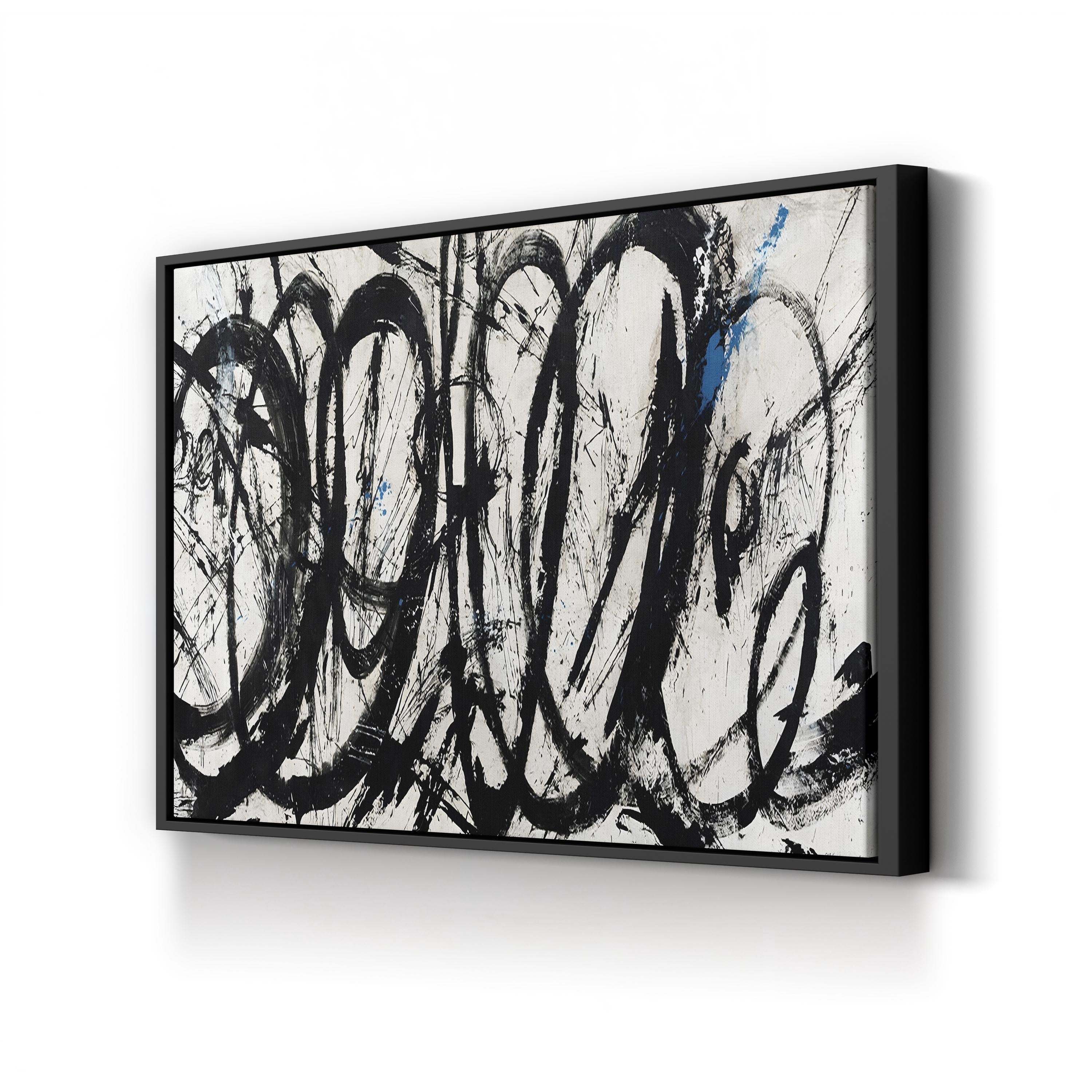 Ampersand Wall Art by Joshua Schicker | Contemporary Abstract Graphic Canvas Print