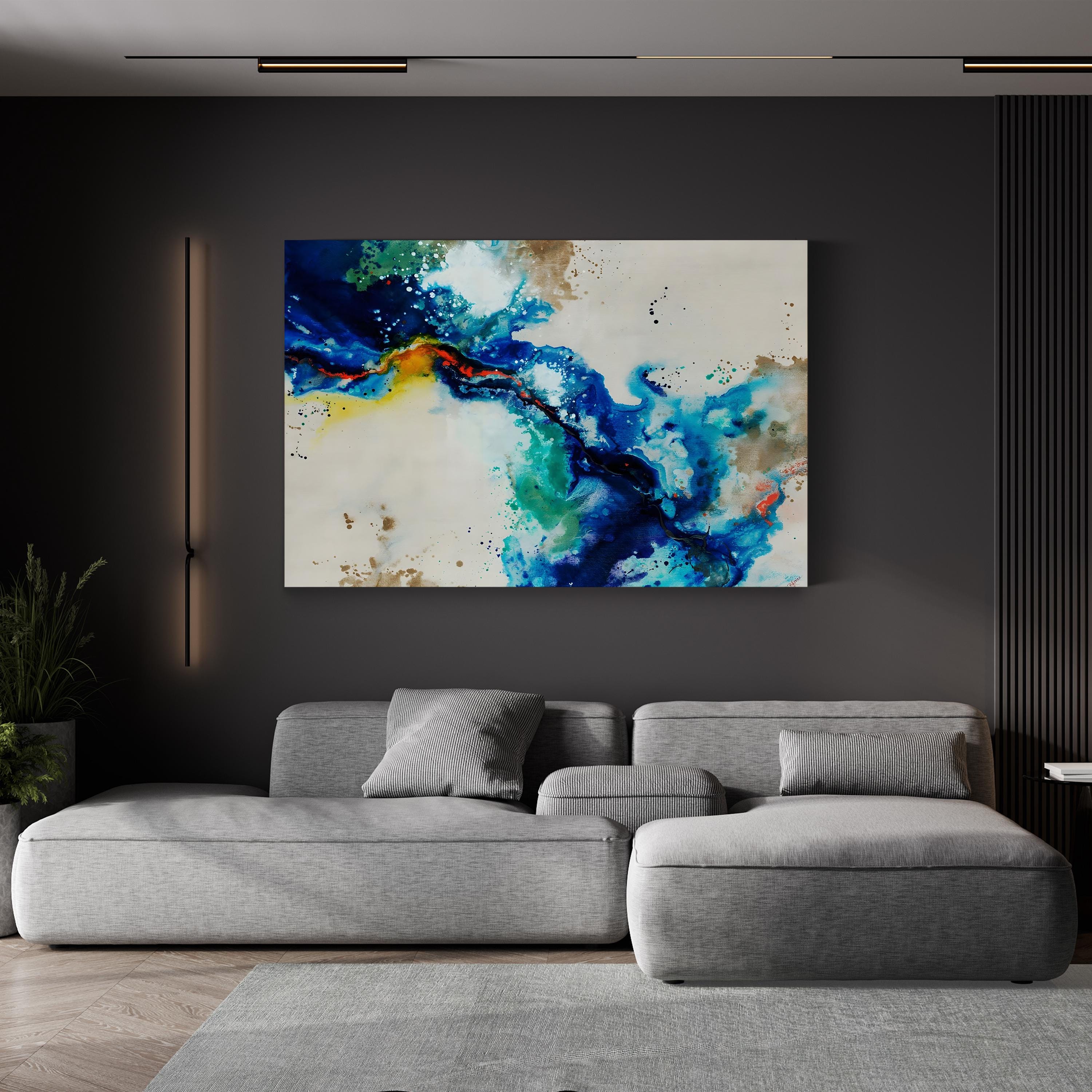 Animated Flow II Wall Art by Rikki Drotar