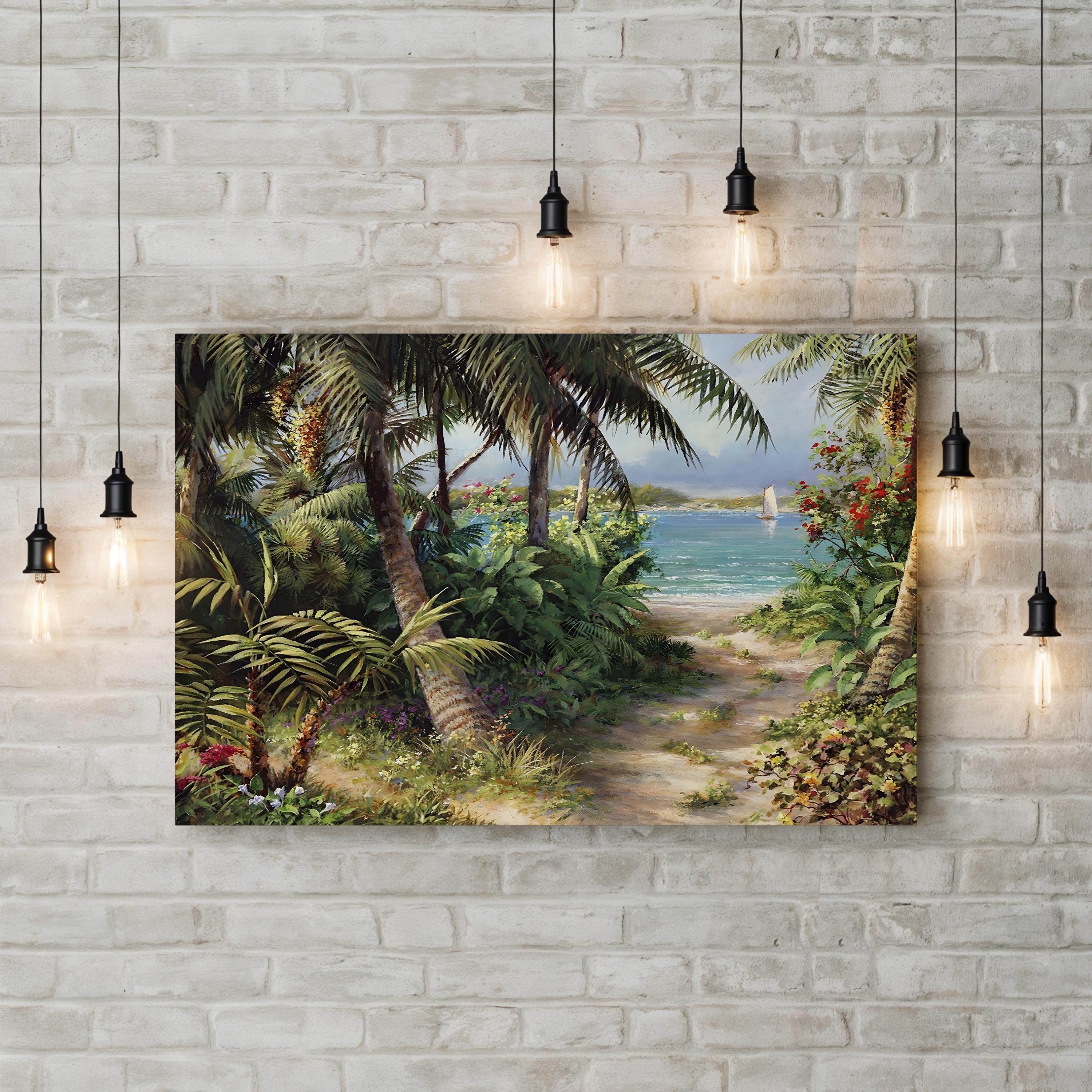 Bahama Sail Tropical Seascape Wall Art by Art Fronckowiak