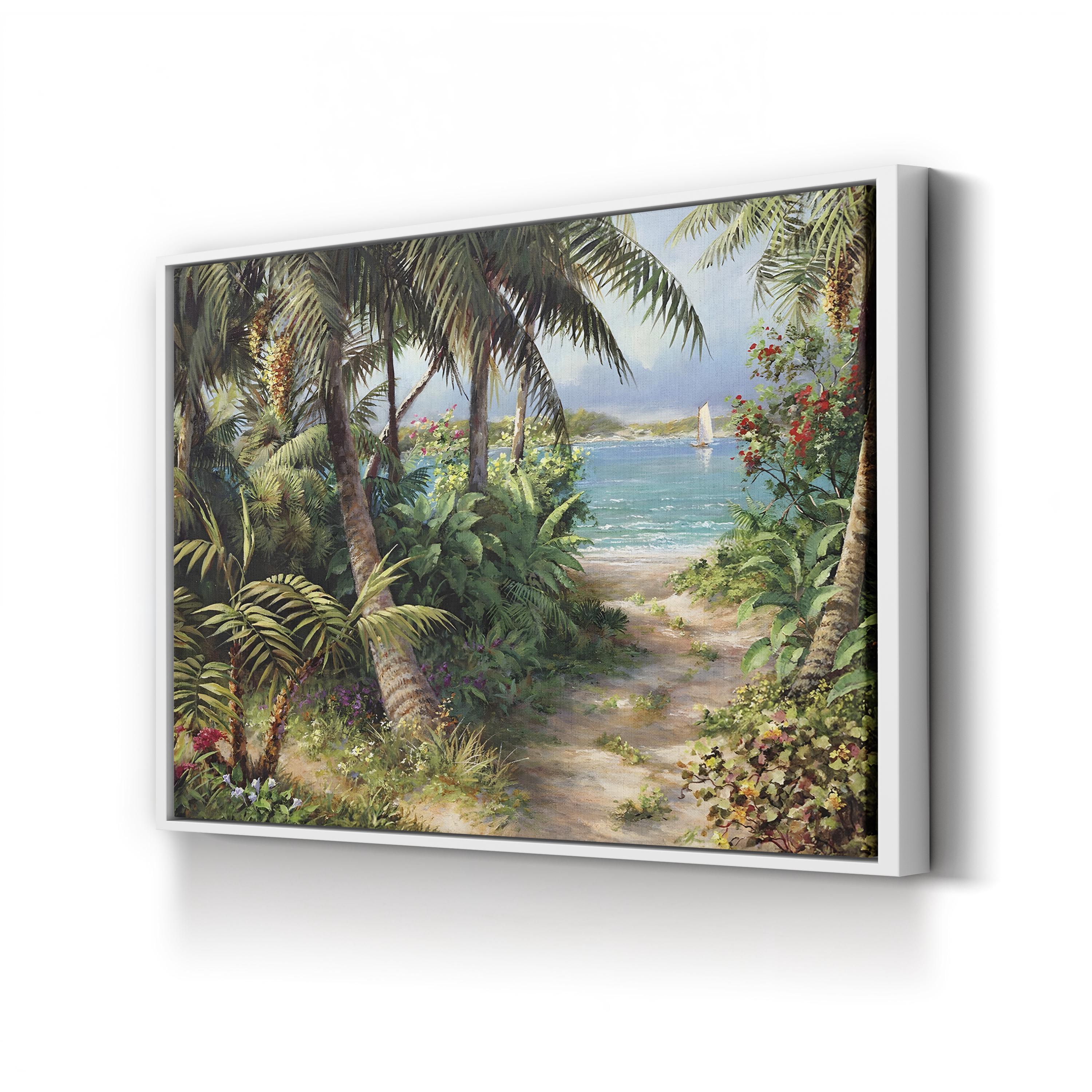 Bahama Sail Tropical Seascape Wall Art by Art Fronckowiak
