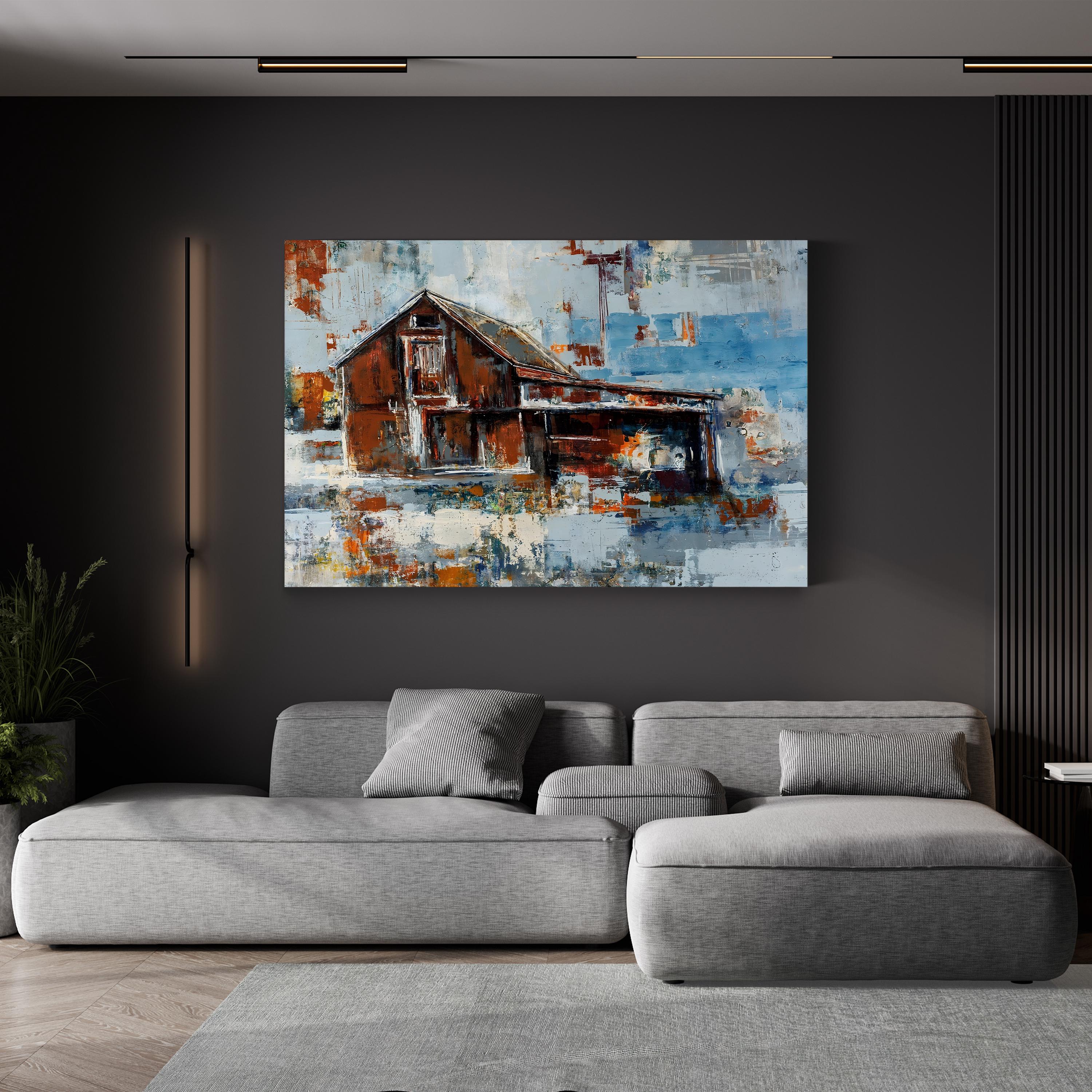 Barn Wall Art by Alexys Henry – Contemporary Rustic Farmhouse Canvas