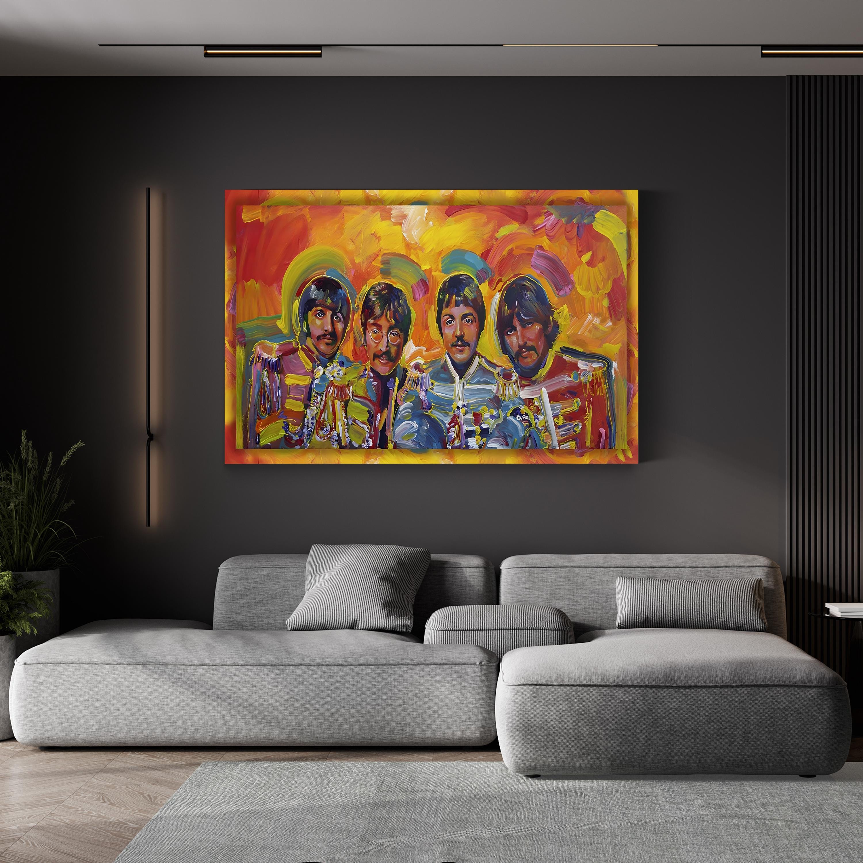 Beatles Sgt. Peppers Wall Art by Howie Green