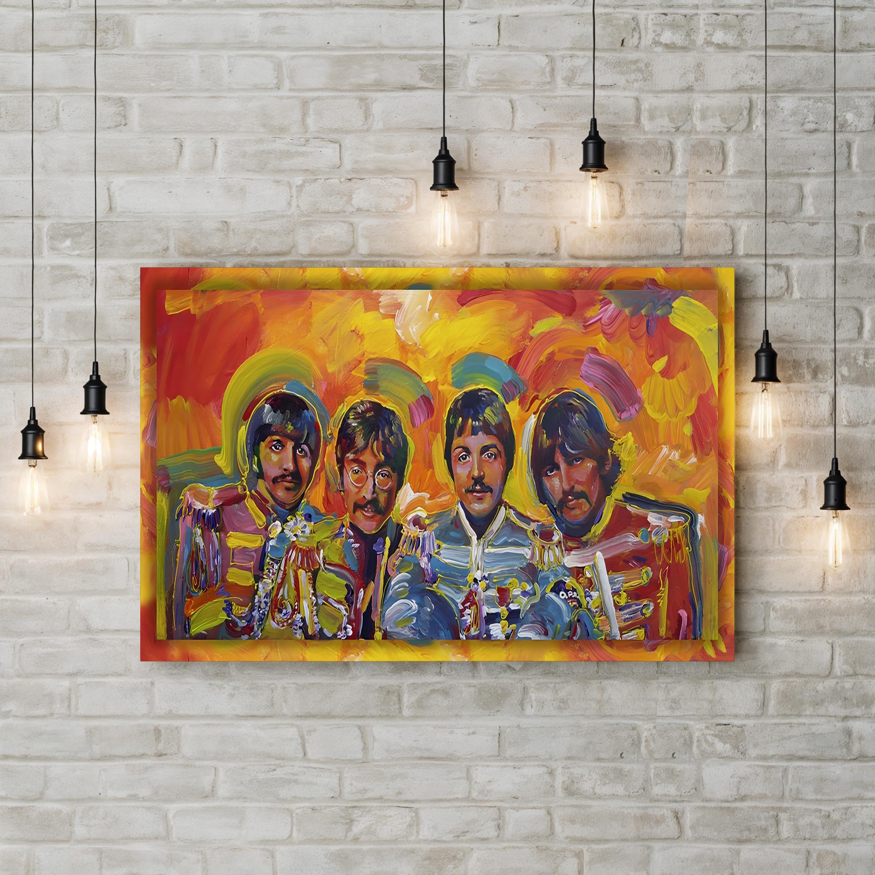 Beatles Sgt. Peppers Wall Art by Howie Green