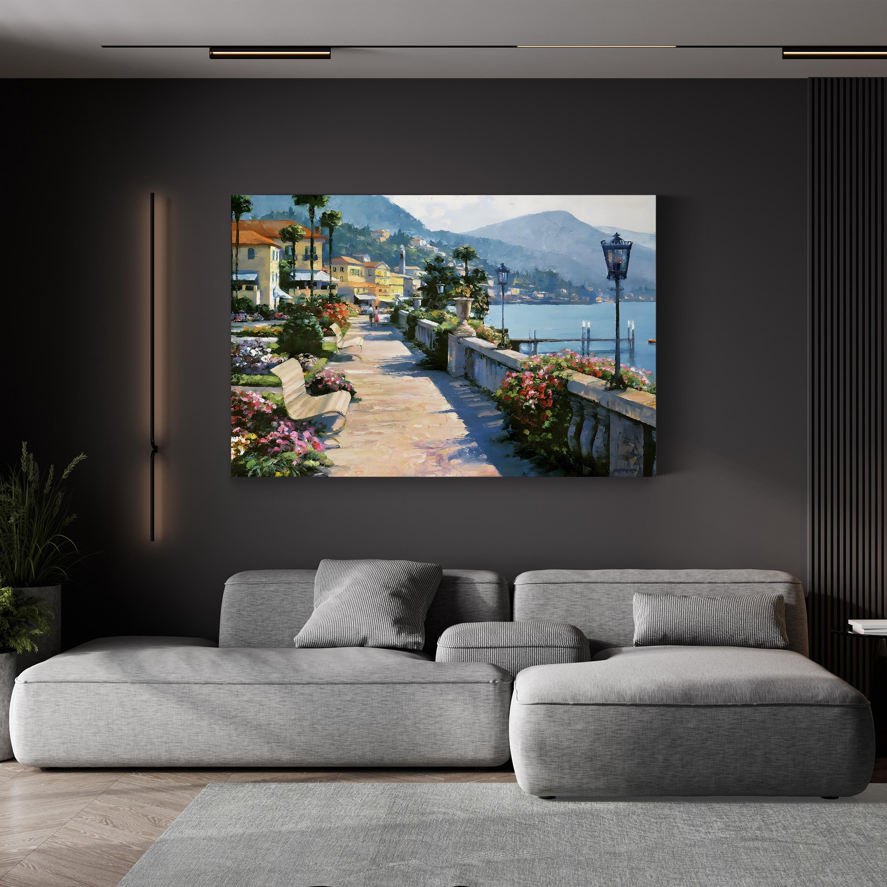 Bellagio Promenade Wall Art by Howard Behrens