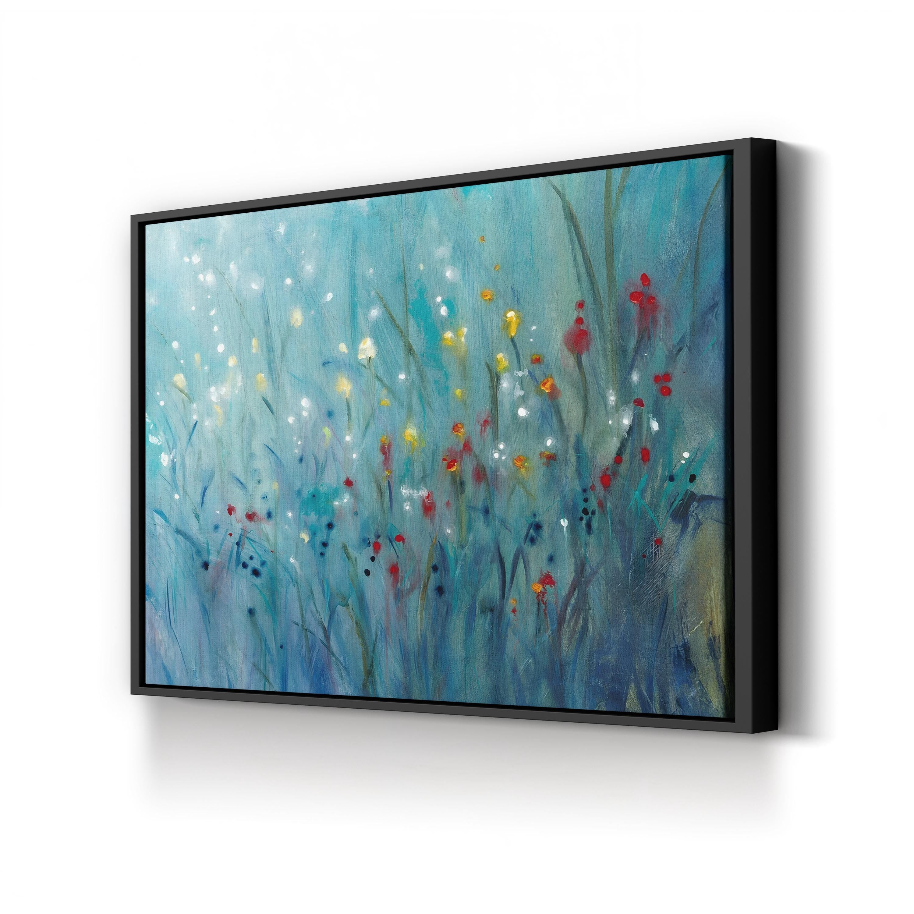Blue Vision I Wall Art by Tim O'Toole | Contemporary Floral Abstract Canvas
