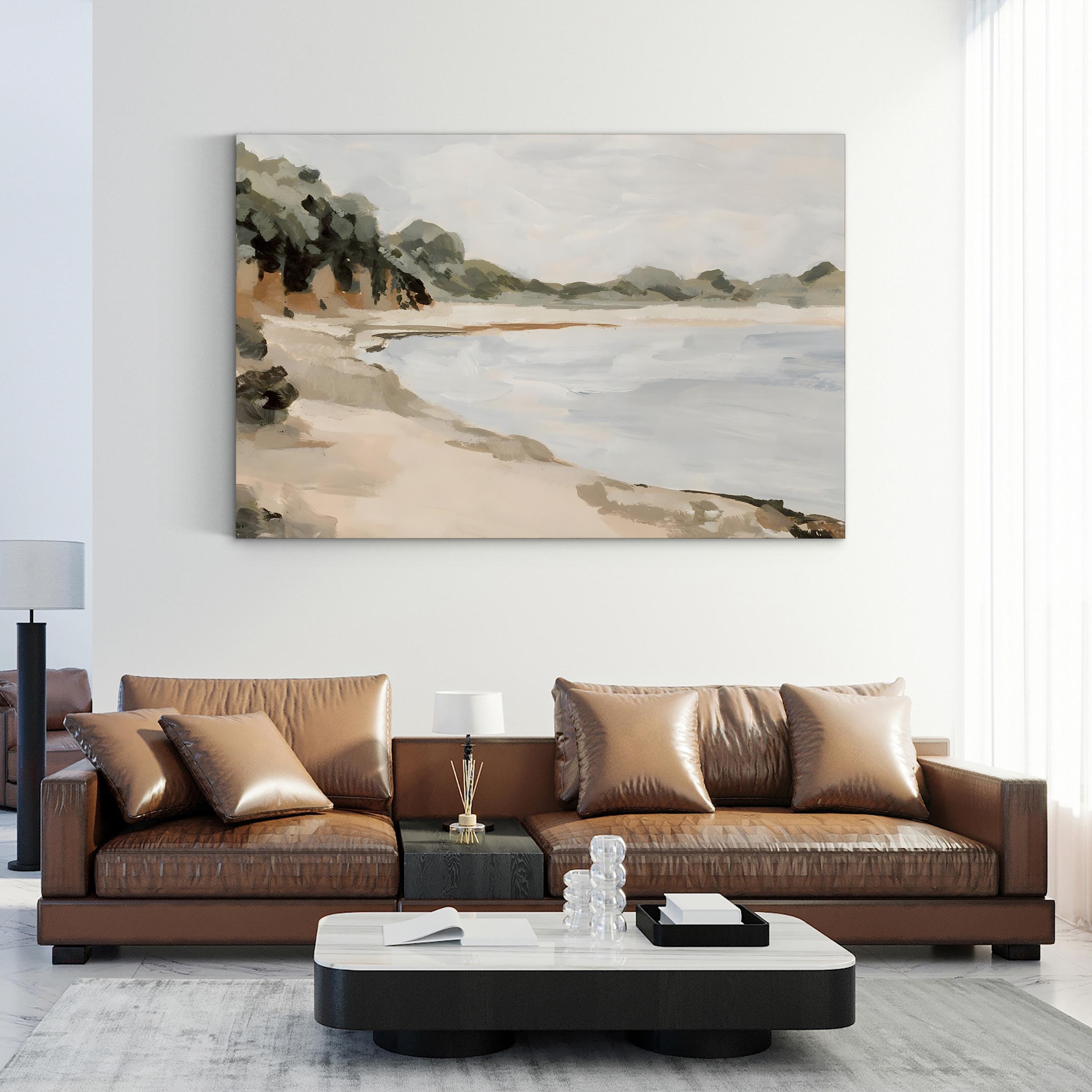 Bluff Bay II – Contemporary Coastal Beach Photography Wall Art by Victoria Barnes