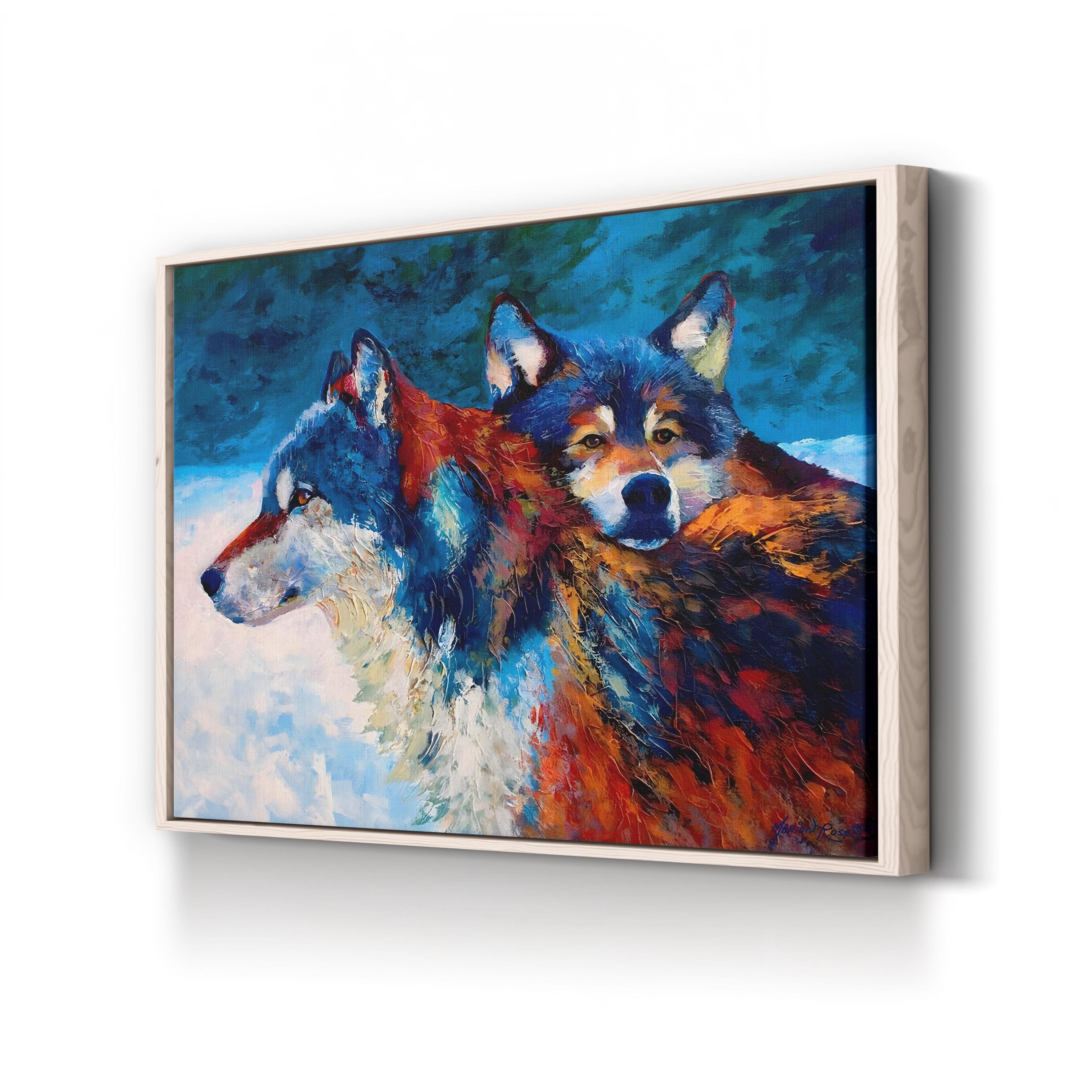 Buds Wall Art by Marion Rose – Contemporary Wolf Canvas Print