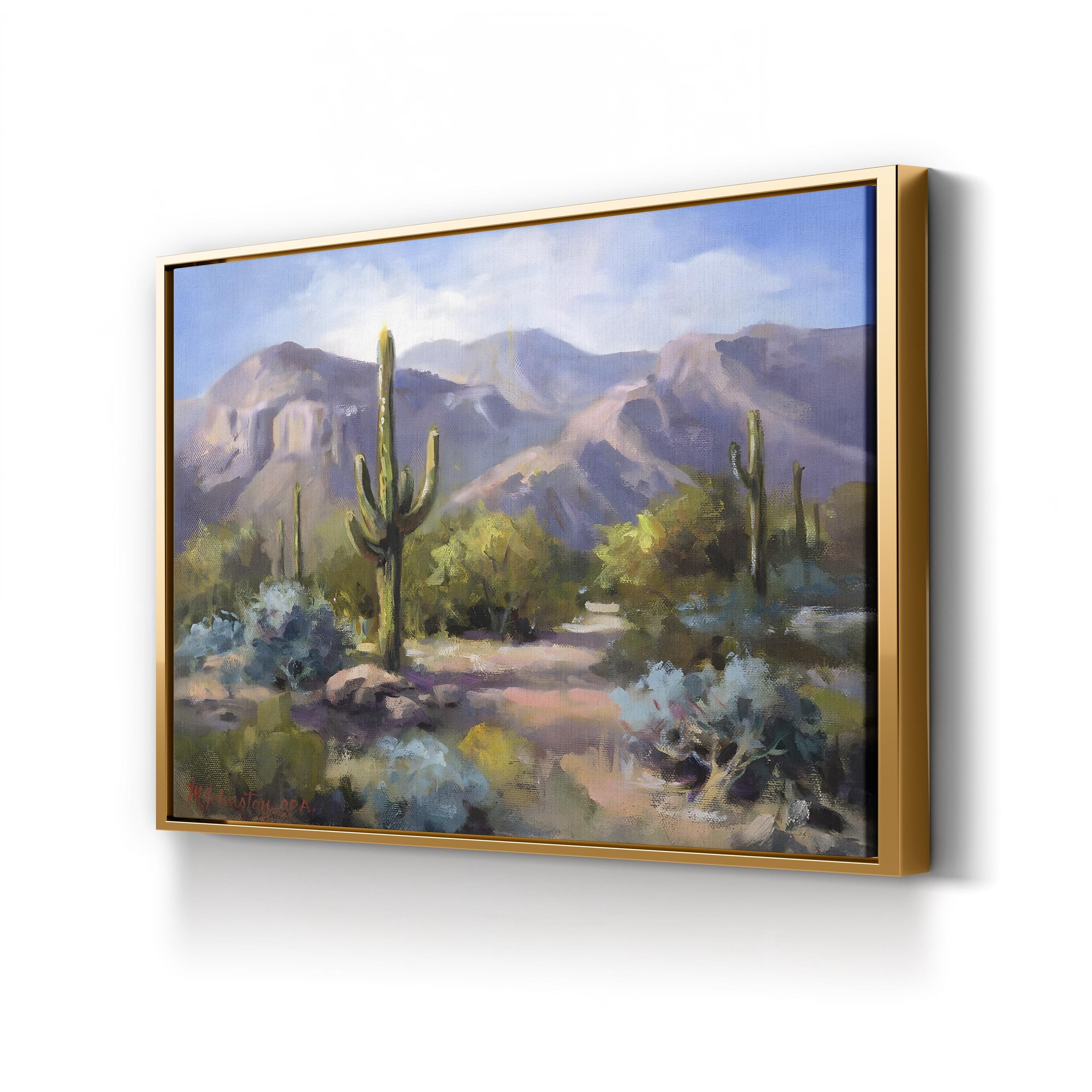 Catalina Mountain Foothills Wall Art by Maxine Johnston