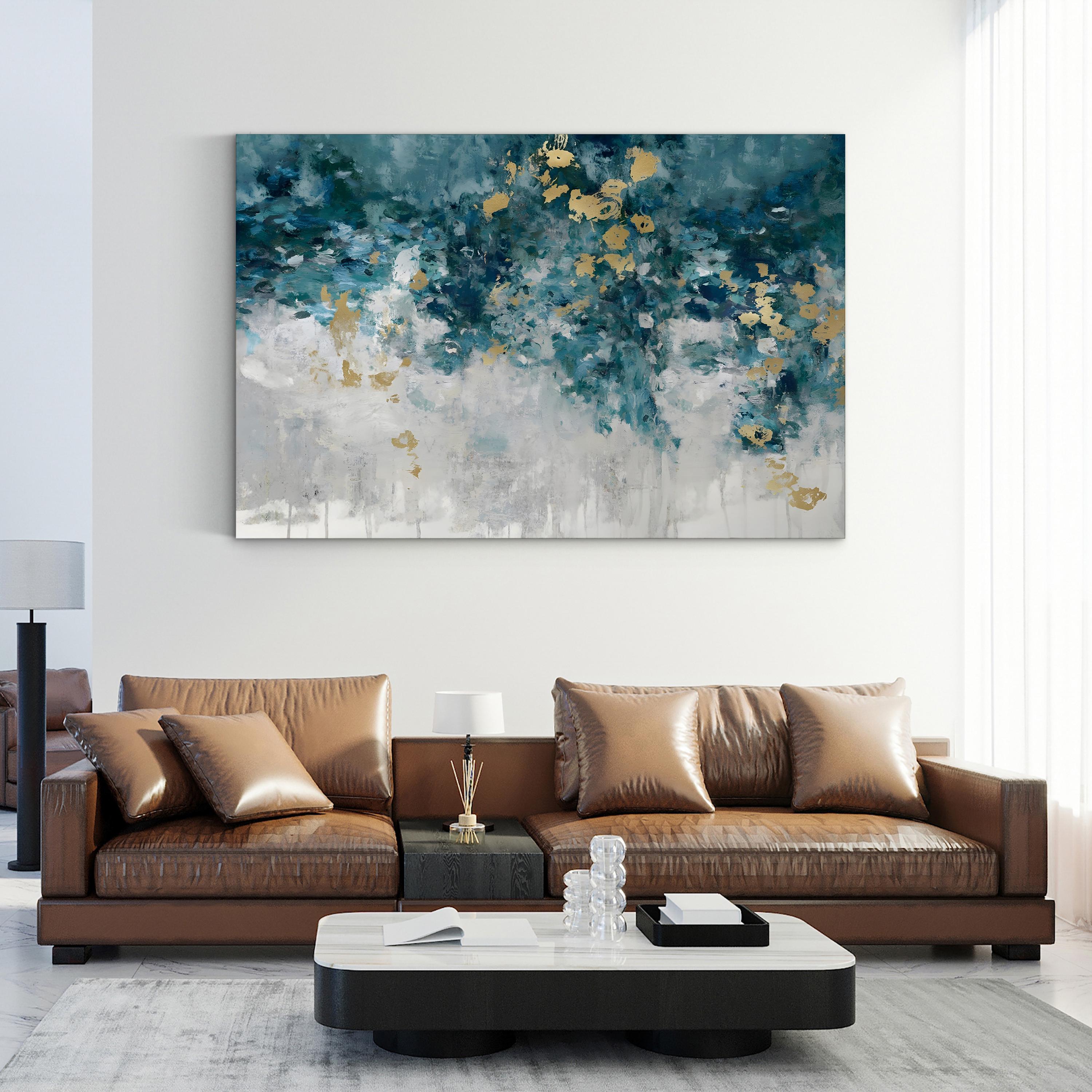Charmed Teal Wall Art by Nikki Robbins