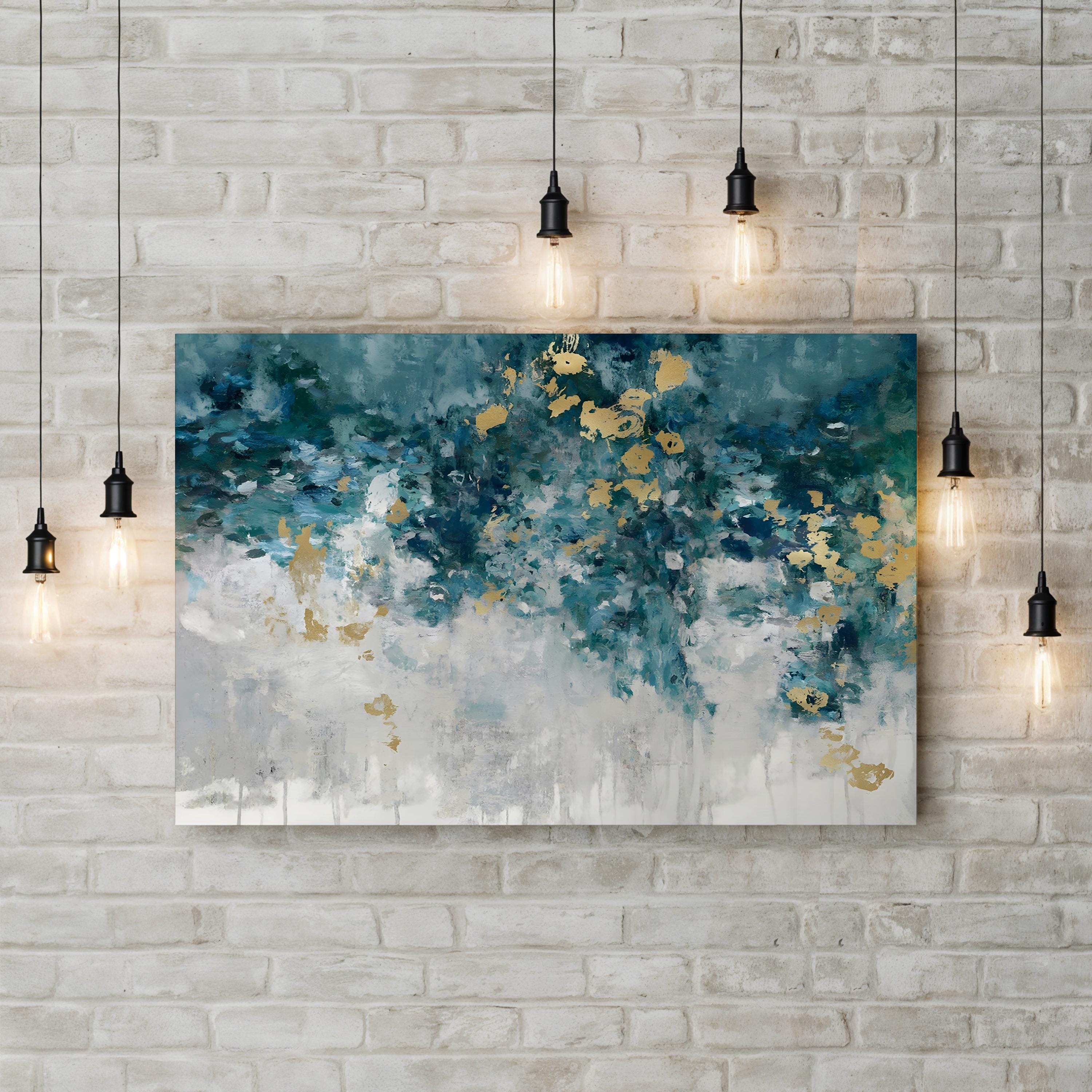 Charmed Teal Wall Art by Nikki Robbins
