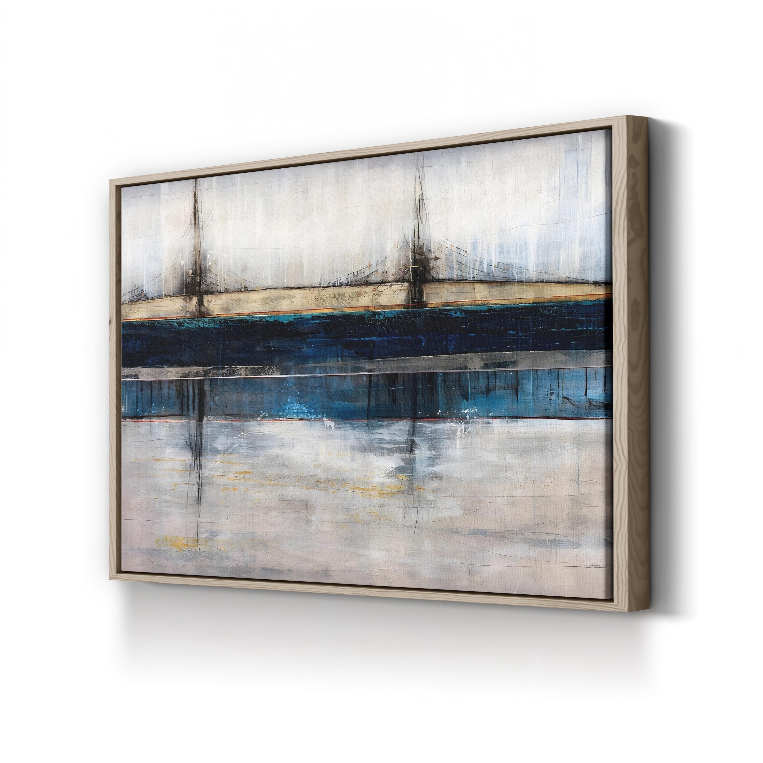 City Blue Wall Art by Joshua Schicker