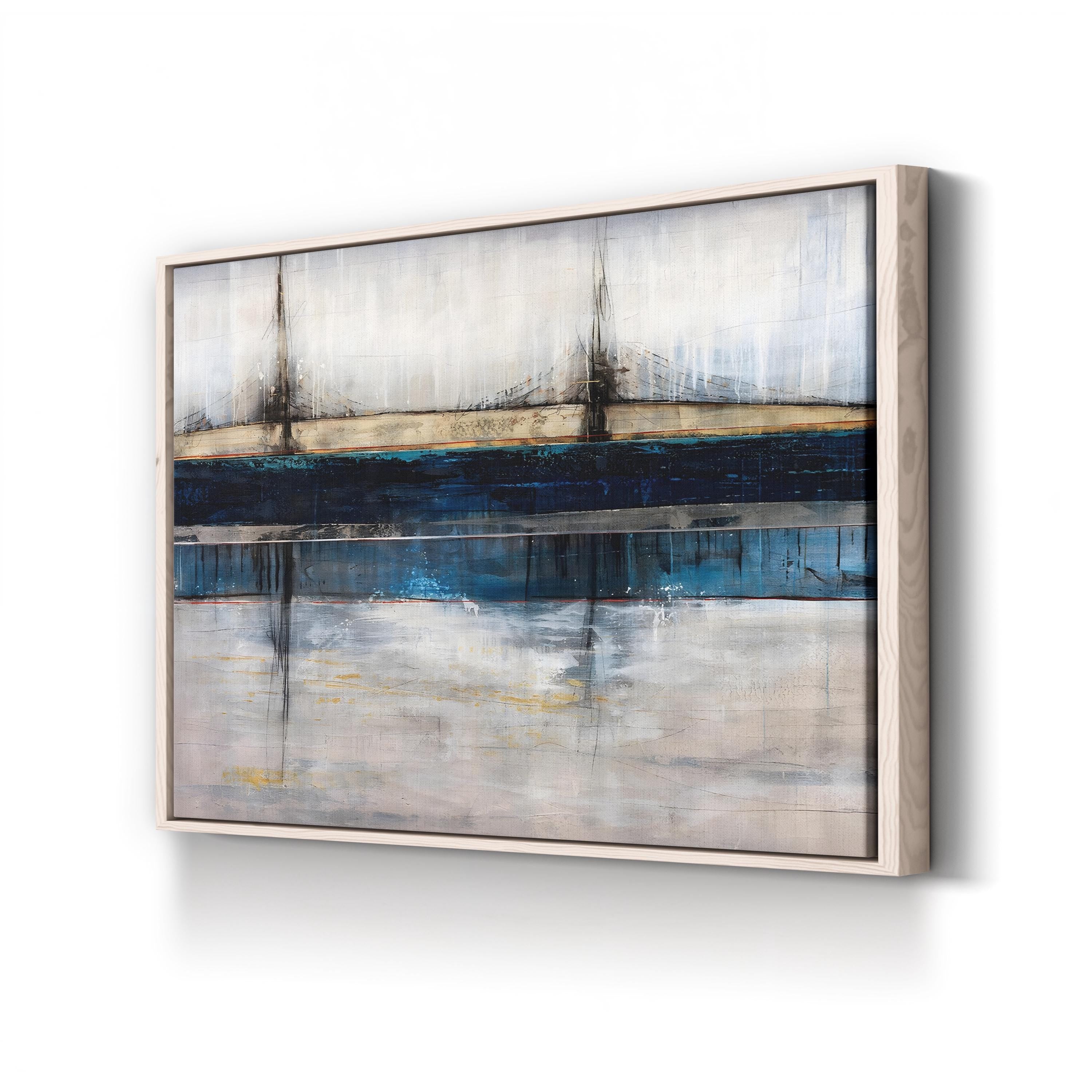 City Blue Wall Art by Joshua Schicker