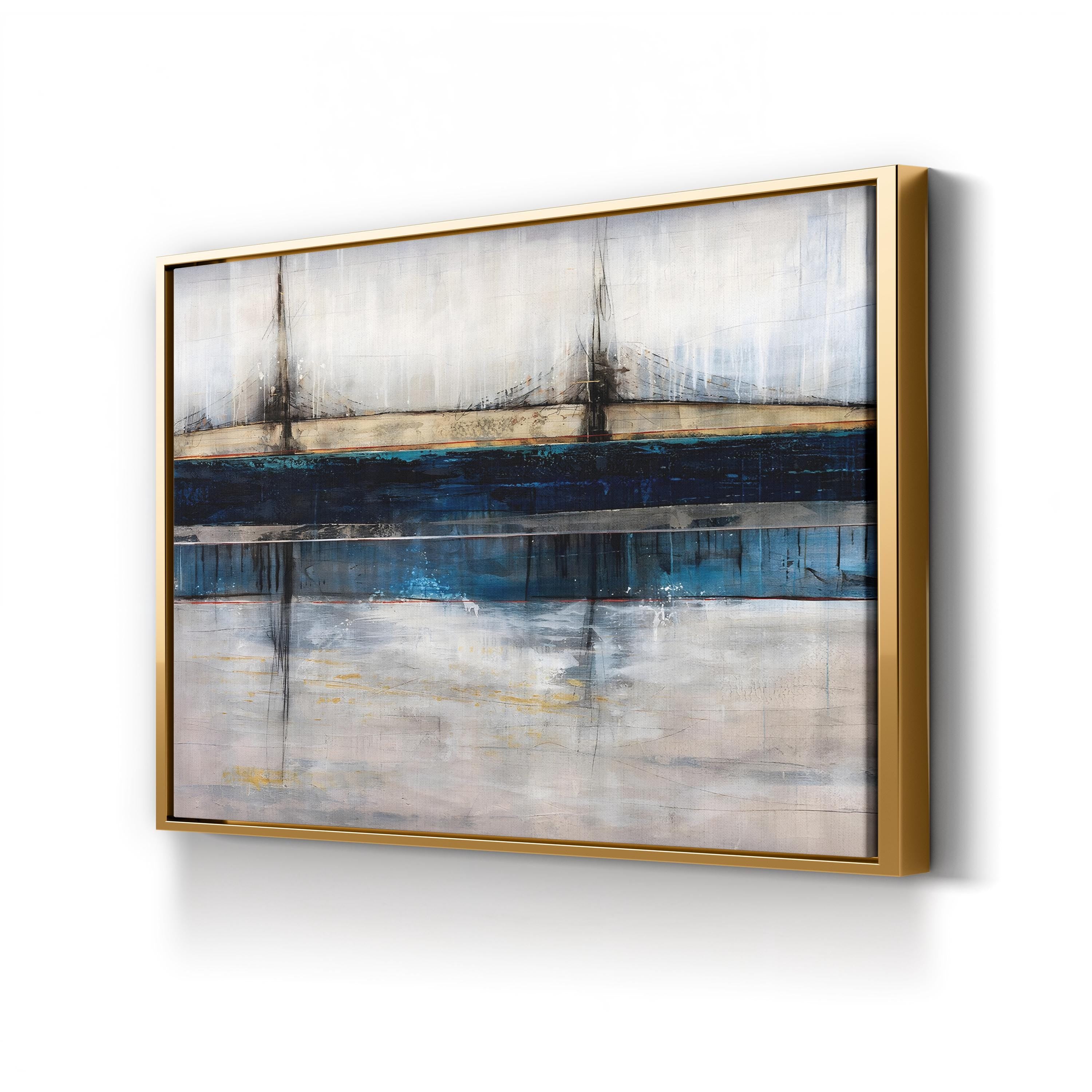 City Blue Wall Art by Joshua Schicker