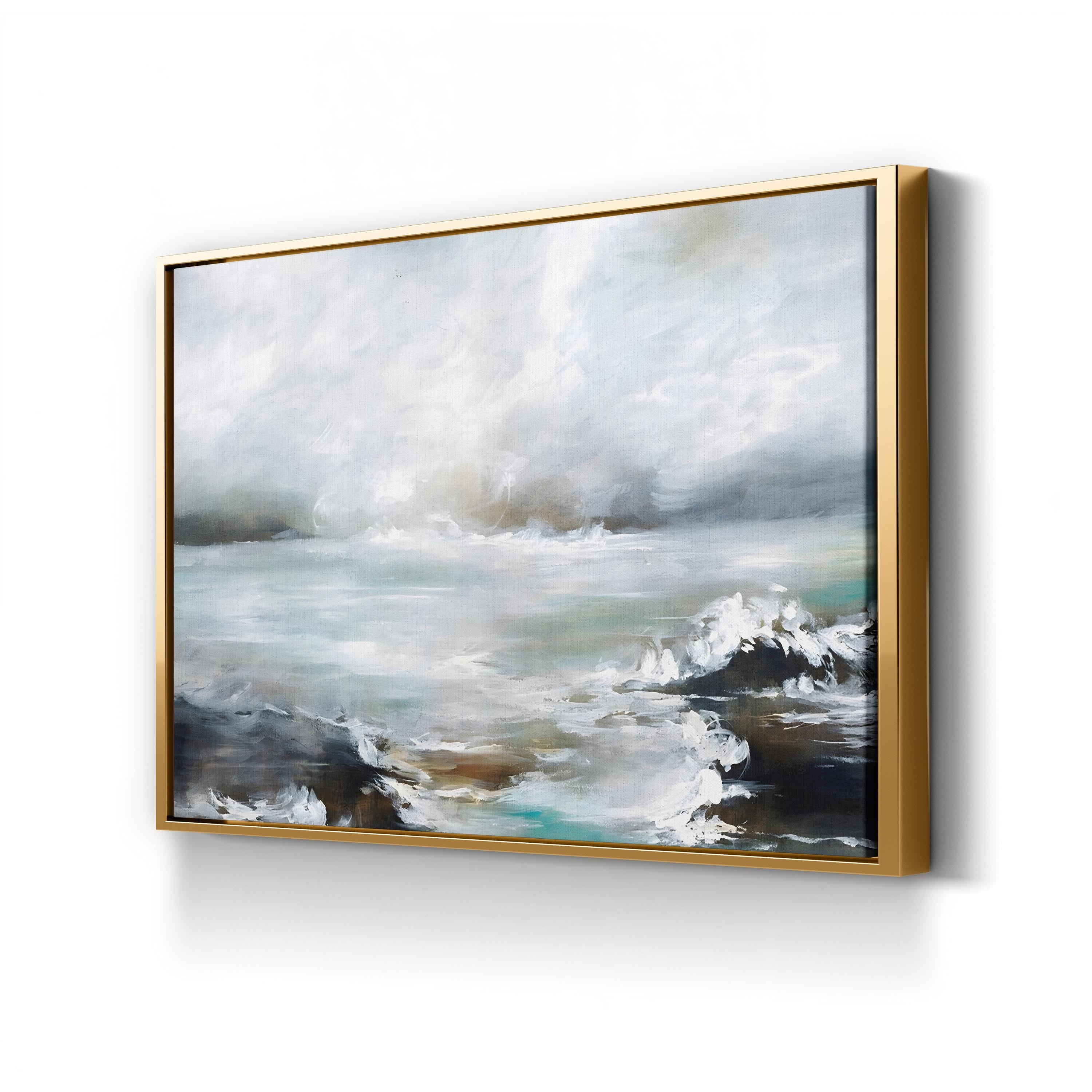 Coastal View III Seascape – Rikki Drotar Wall Art | Contemporary Seascape Canvas Print