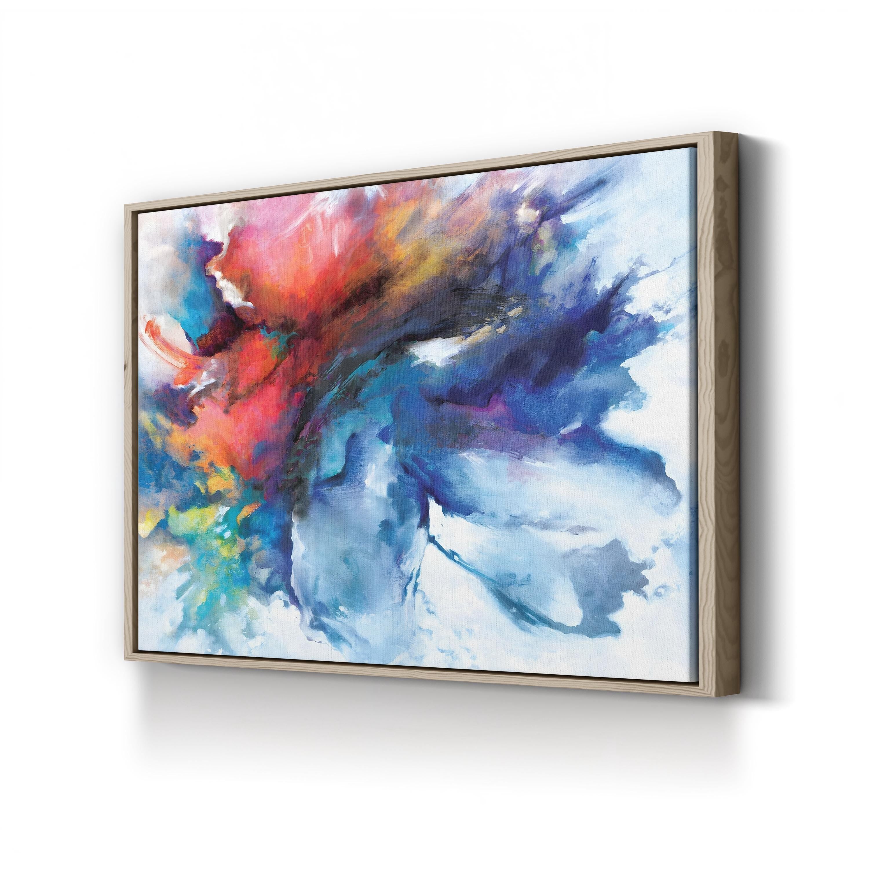 Color Burst – Contemporary Abstract Expressionist Wall Art by Circle Art Group