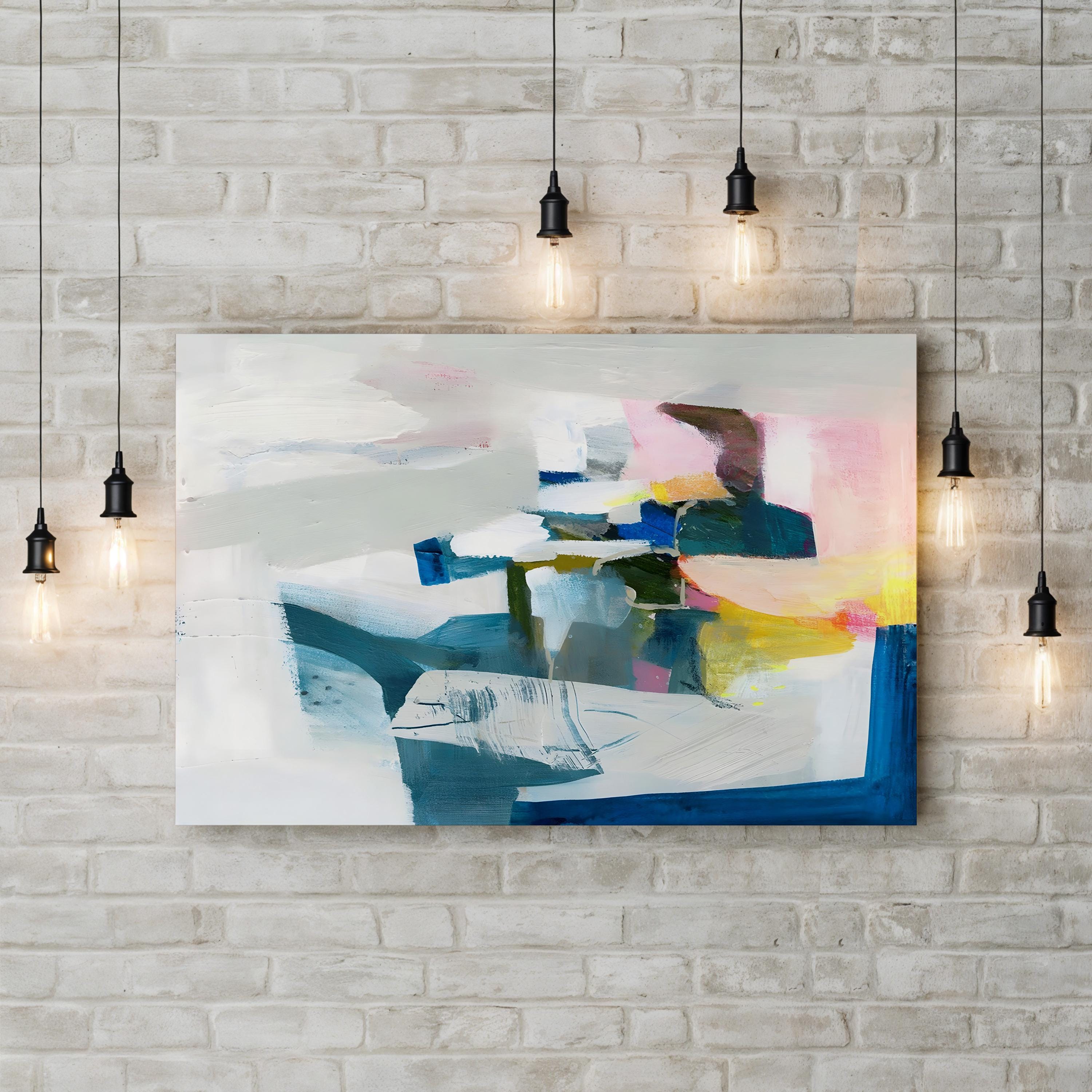 Costa II Wall Art by Victoria Borges – Modern Abstract Coastal Seascape Canvas