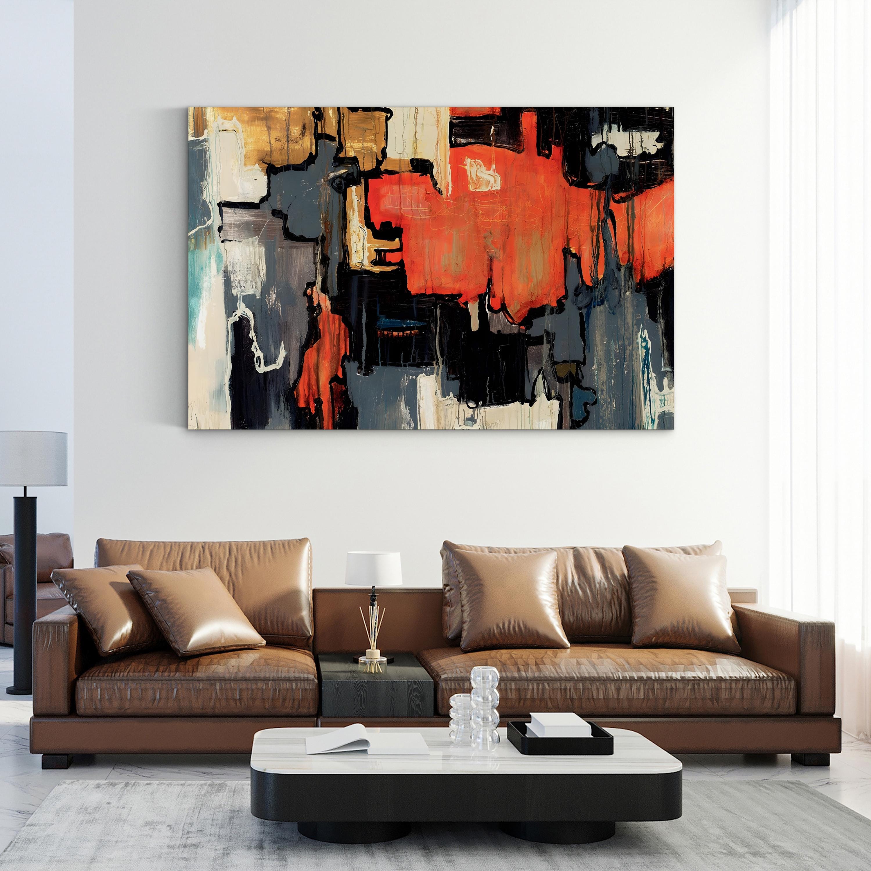 Dalliance Color Field Abstract – Joshua Schicker Wall Art | Contemporary Abstract Canvas Print