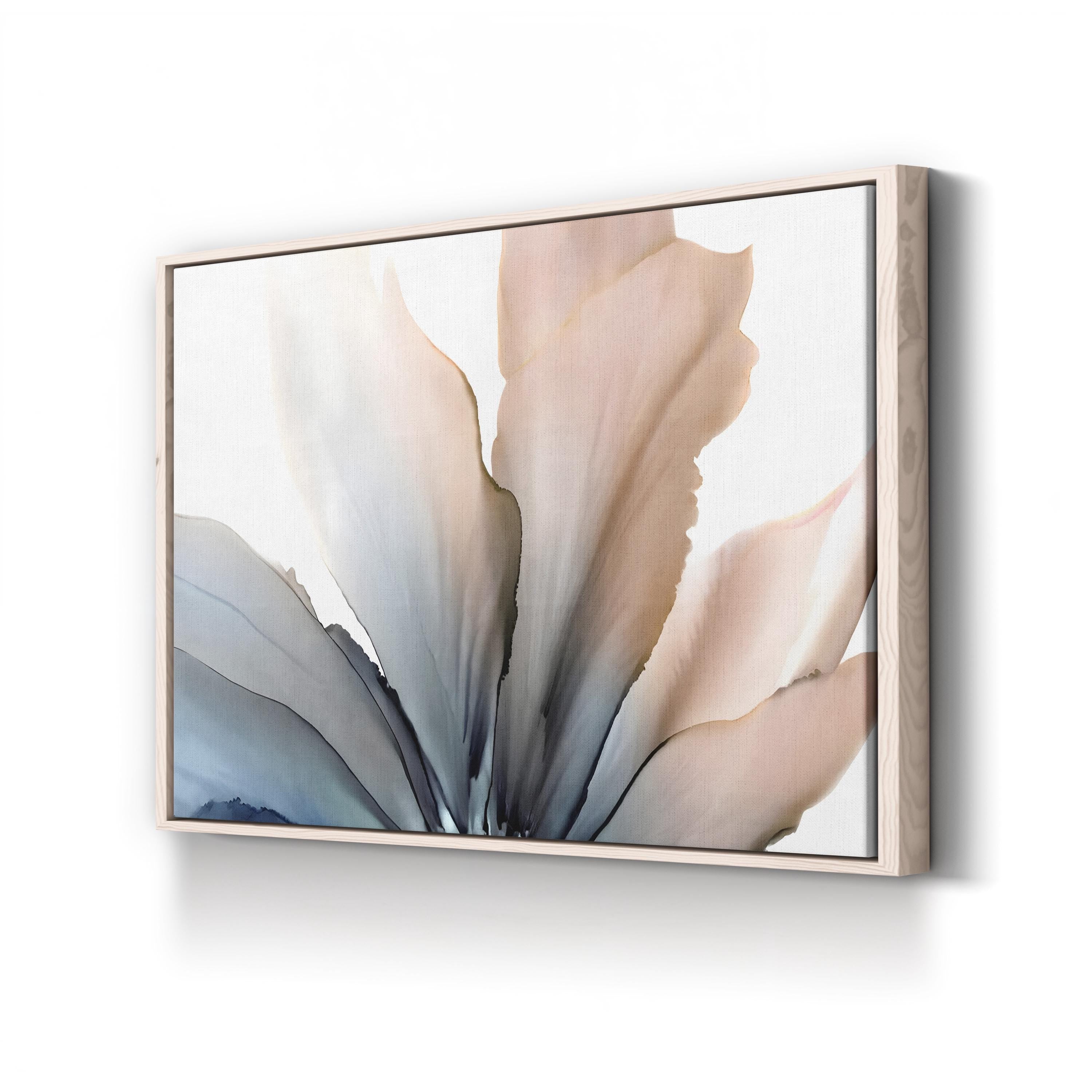 Delicate In Blue Wall Art by Wendy Kroker