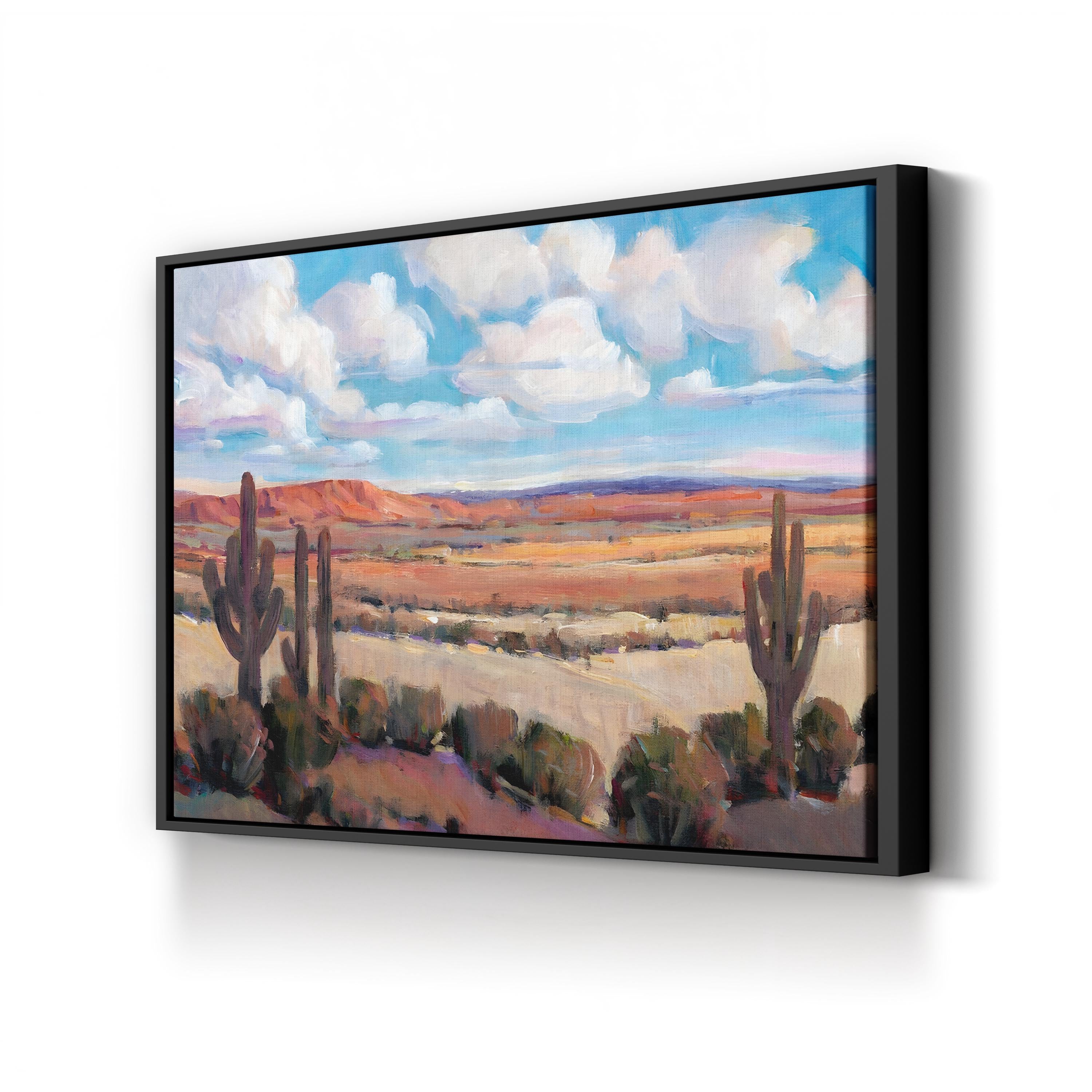 Desert Heat I Wall Art – Contemporary Southwestern Desert Landscape by Tim O’Toole