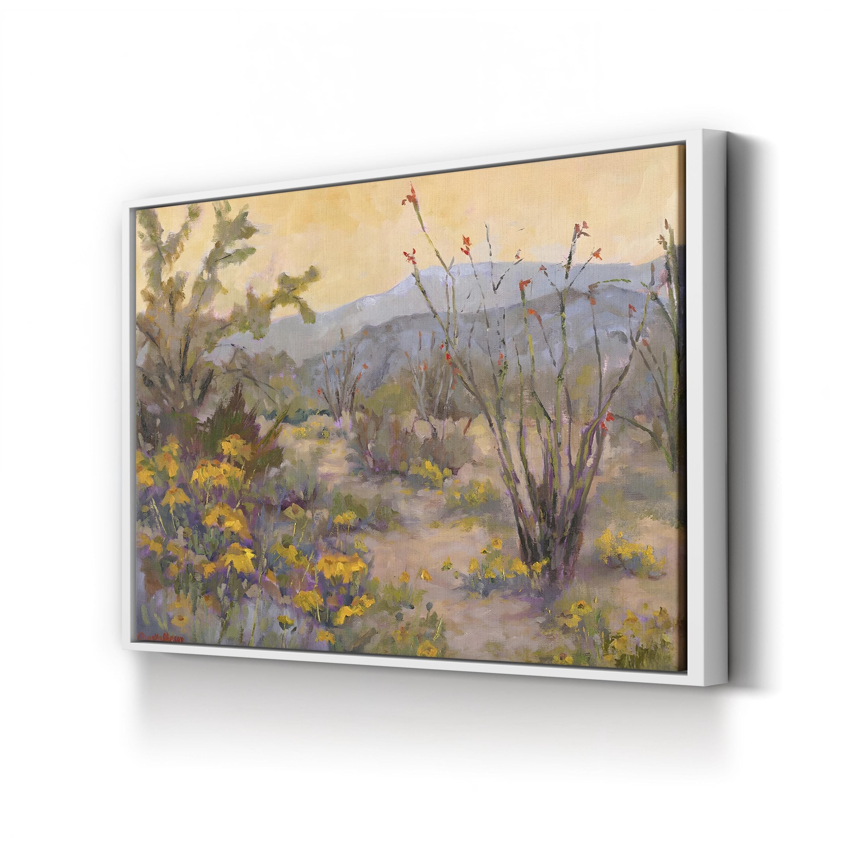 Desert Repose IV Wall Art – Southwestern Desert Landscape by Nanette Oleson