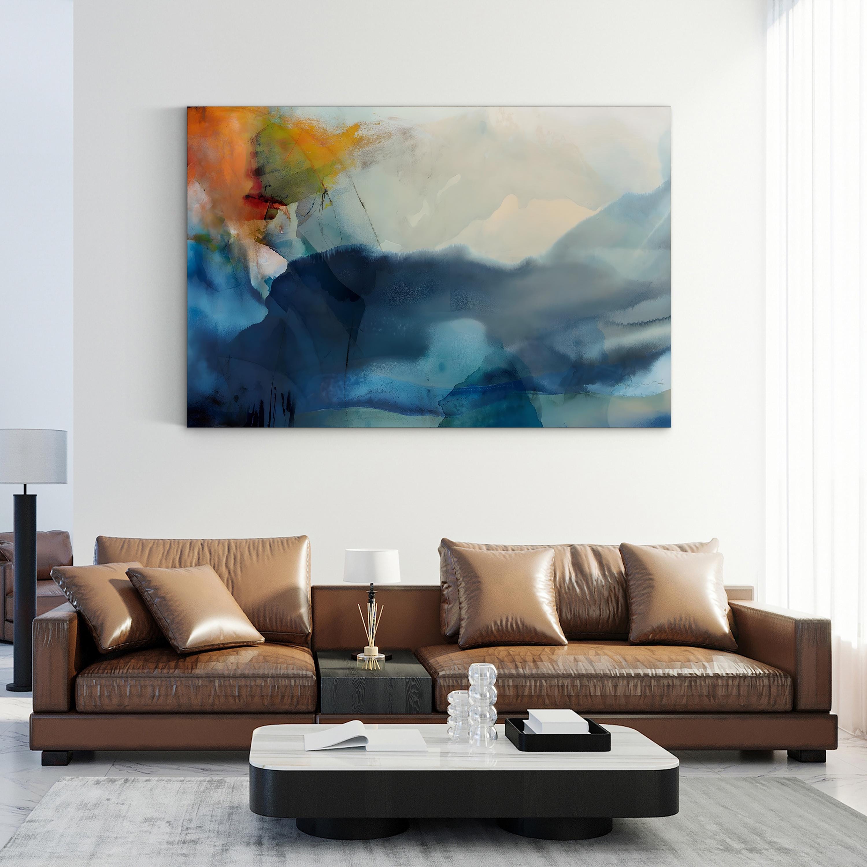 Devotion Abstract Landscape – Sisa Jasper Wall Art | Contemporary Canvas Print