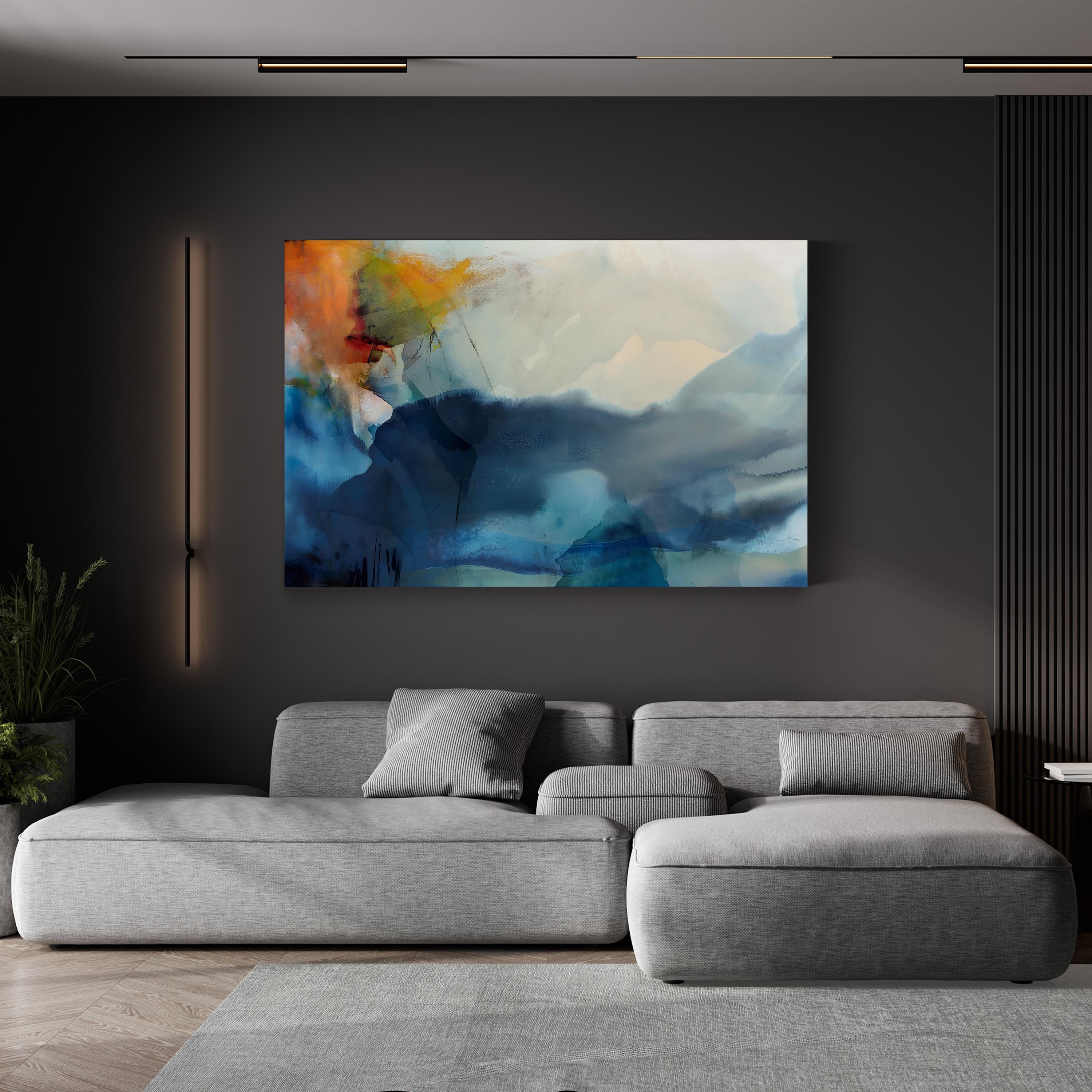 Devotion Abstract Landscape – Sisa Jasper Wall Art | Contemporary Canvas Print