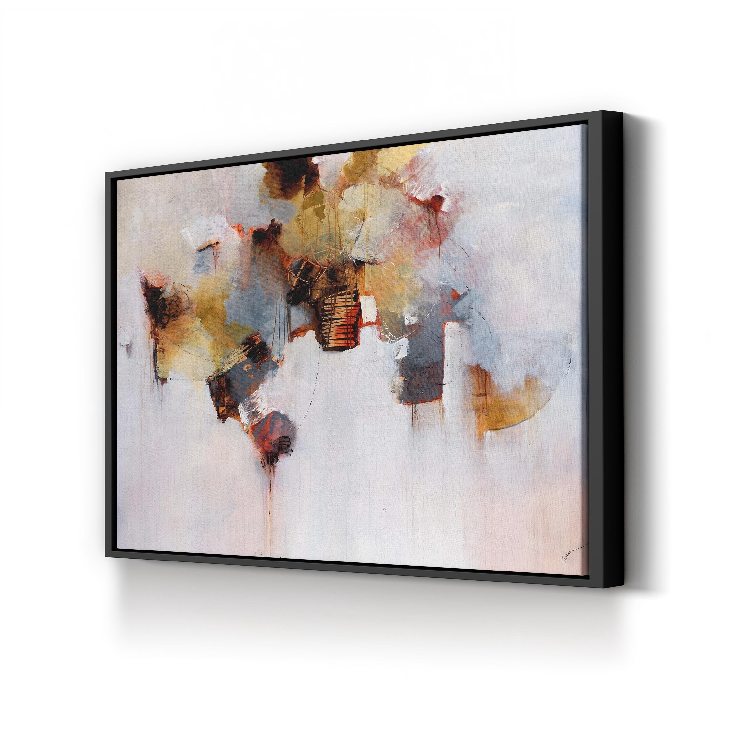Earthenware – Contemporary Abstract Textured Wall Art by Kari Taylor