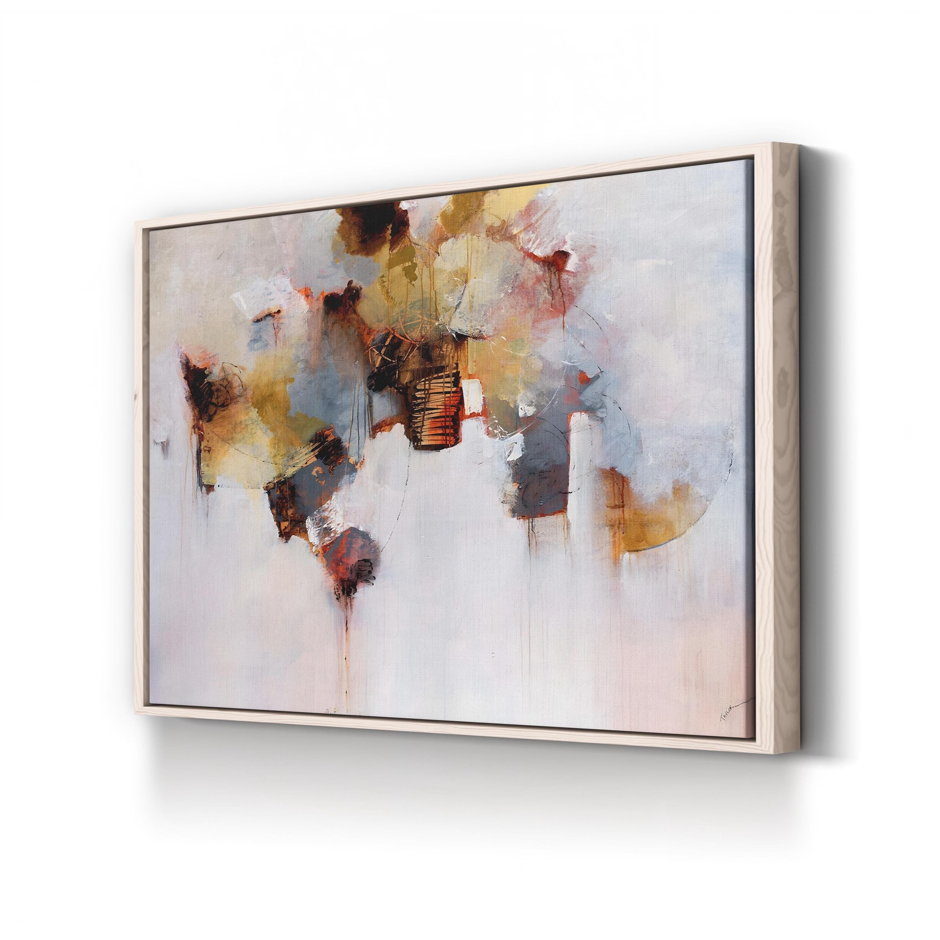 Earthenware – Contemporary Abstract Textured Wall Art by Kari Taylor