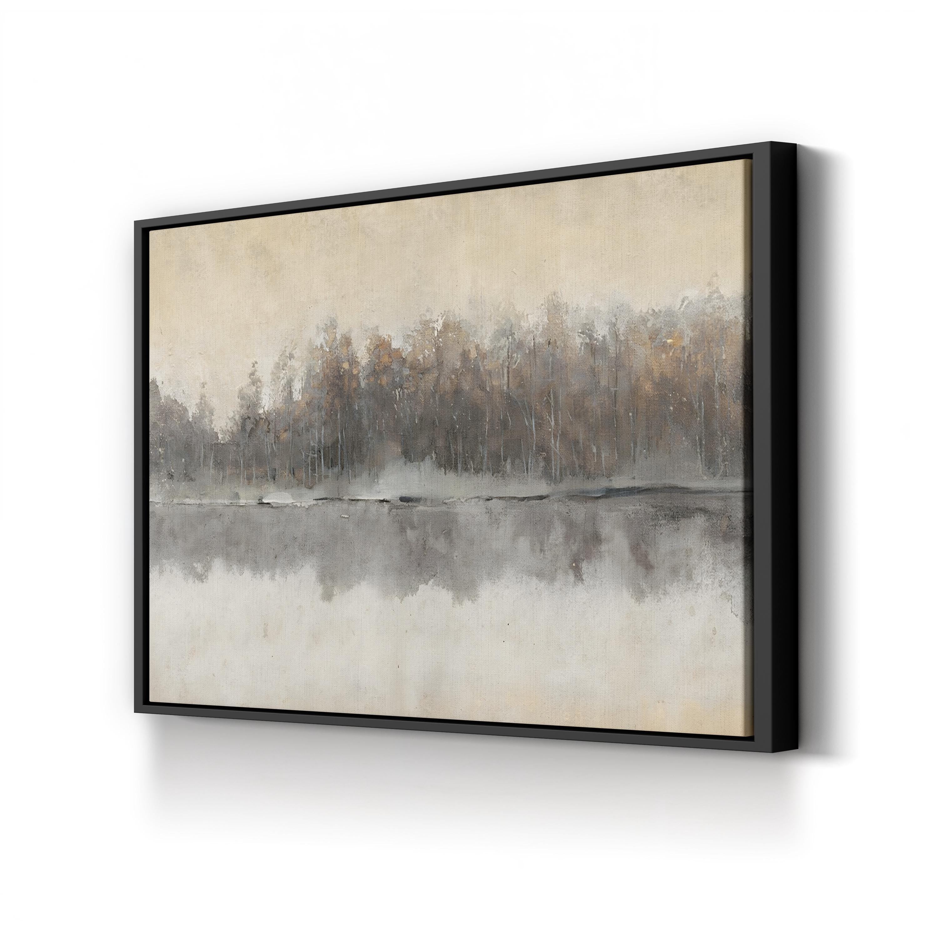 Edgewater II Misty Reflection – Tim O’Toole Wall Art | Contemporary Landscape Canvas Print