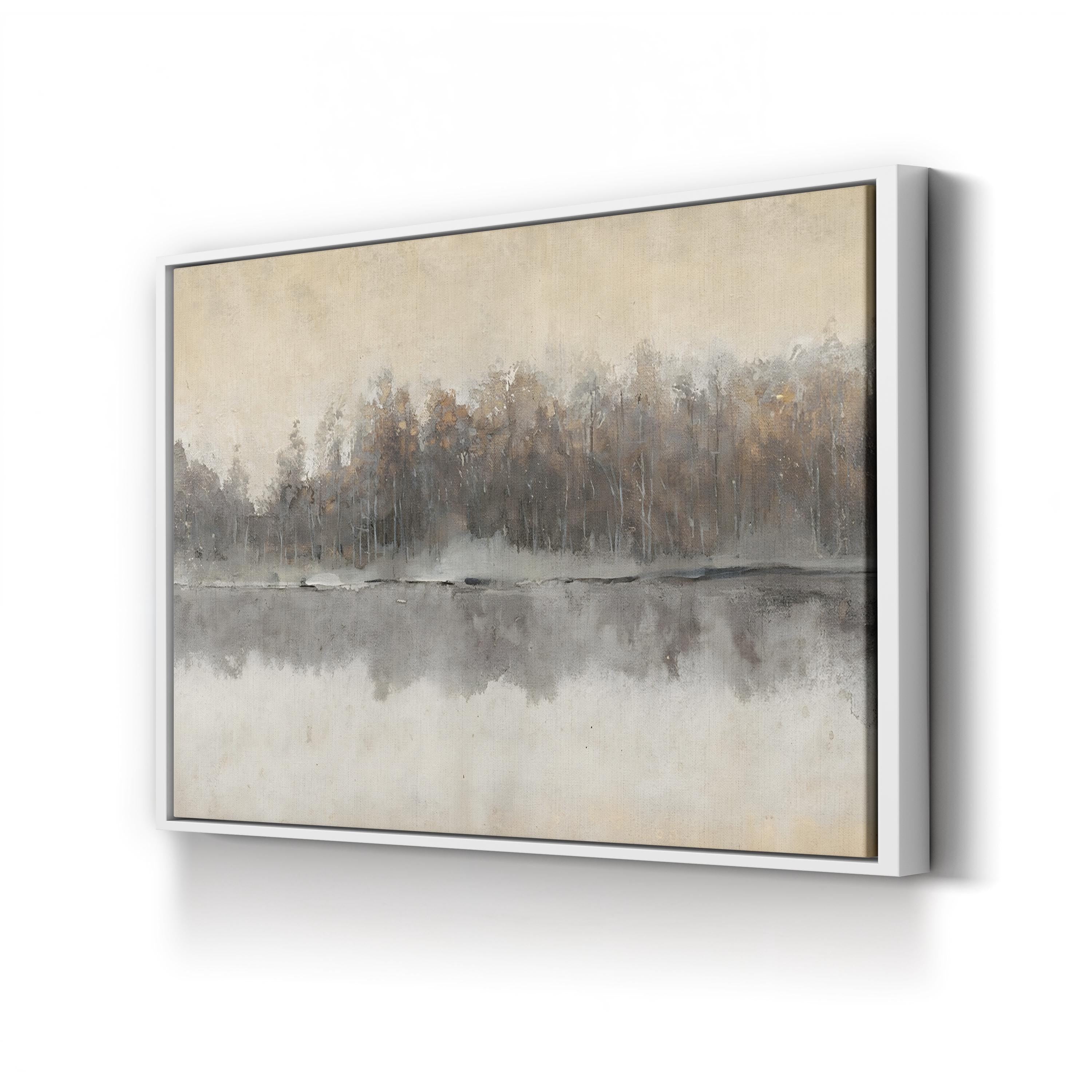 Edgewater II Misty Reflection – Tim O’Toole Wall Art | Contemporary Landscape Canvas Print