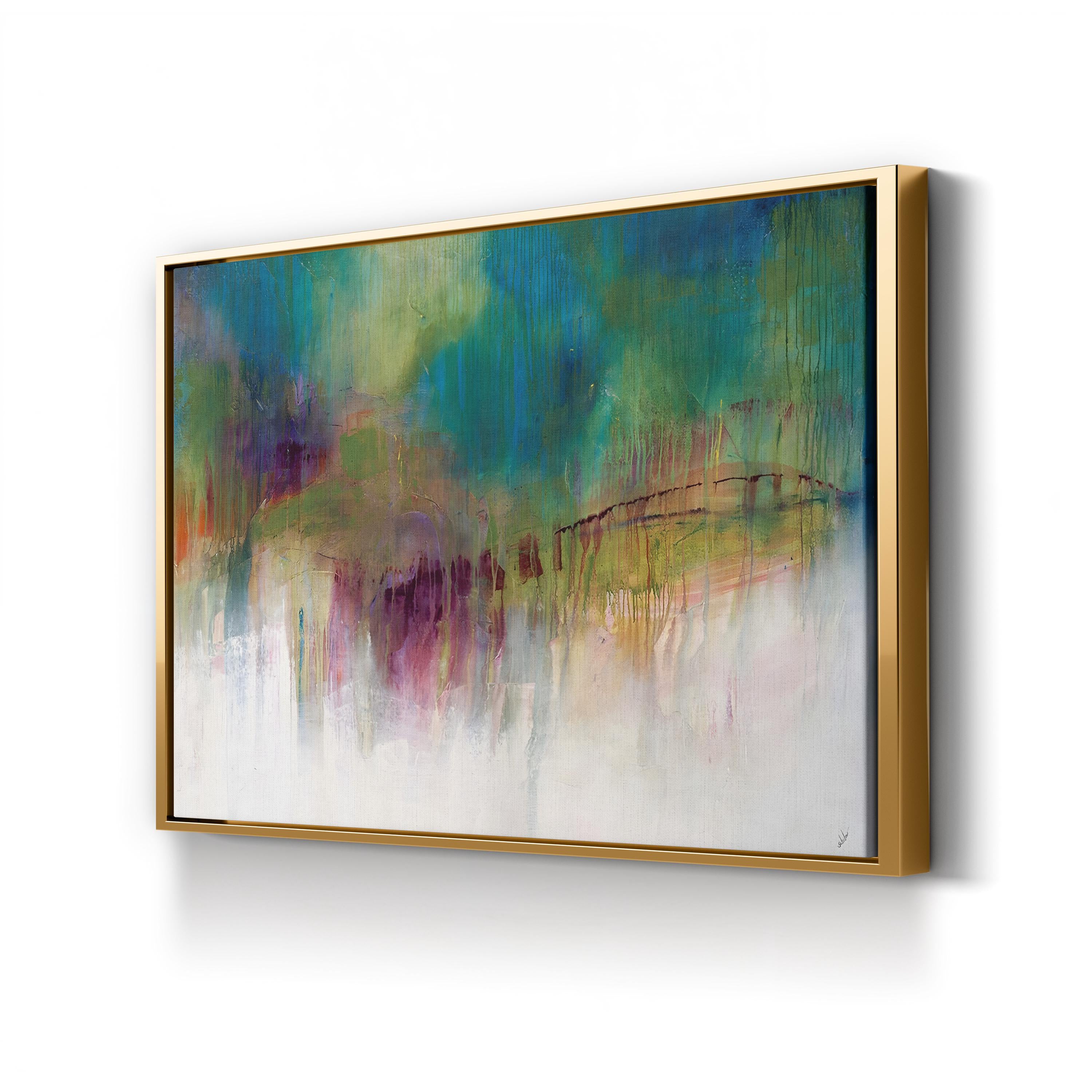 Efflorence Spring Wall Art by Joshua Schicker – Abstract Floral Canvas Print