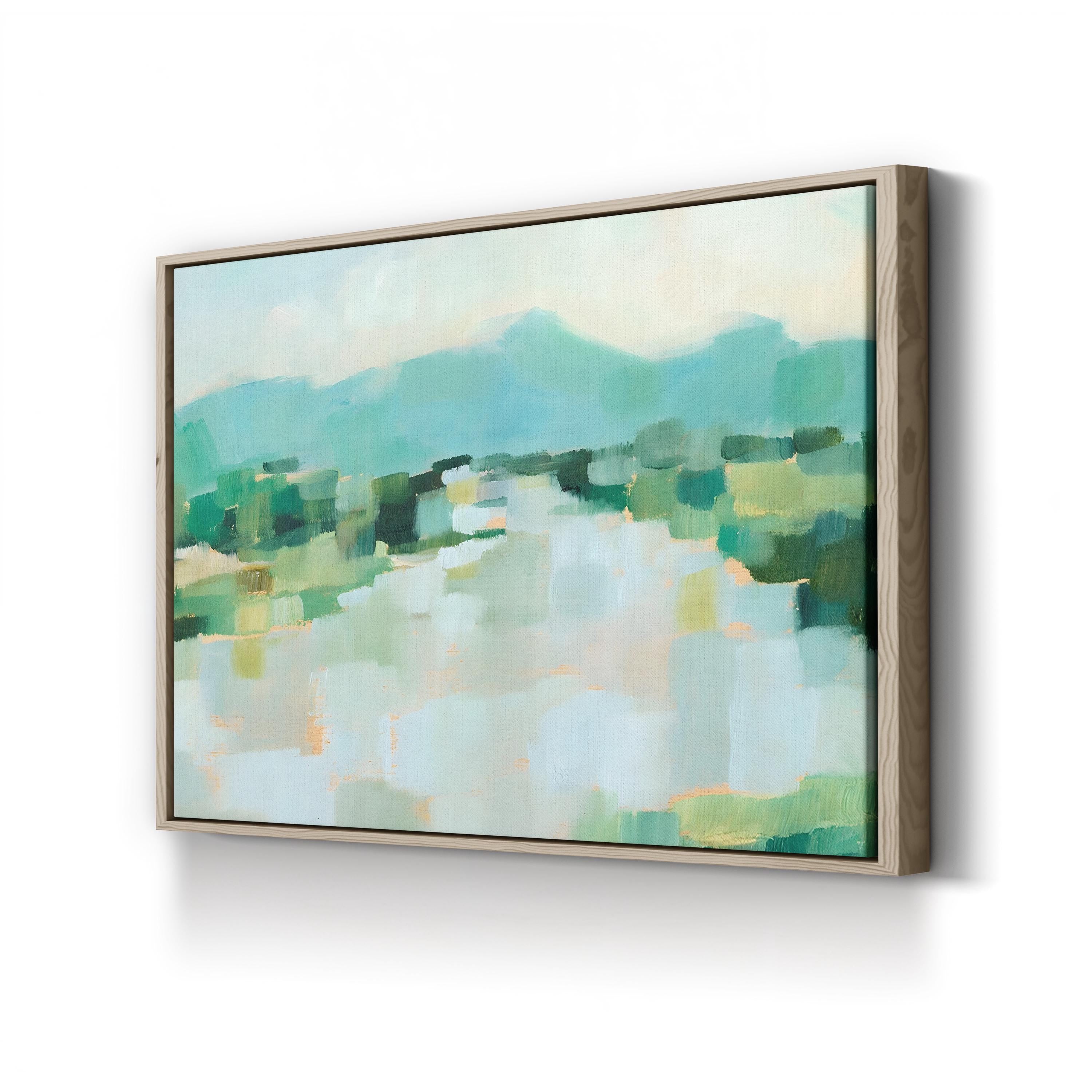 Emerald Island II Wall Art – Ethan Harper | Contemporary Green Landscape Canvas Print
