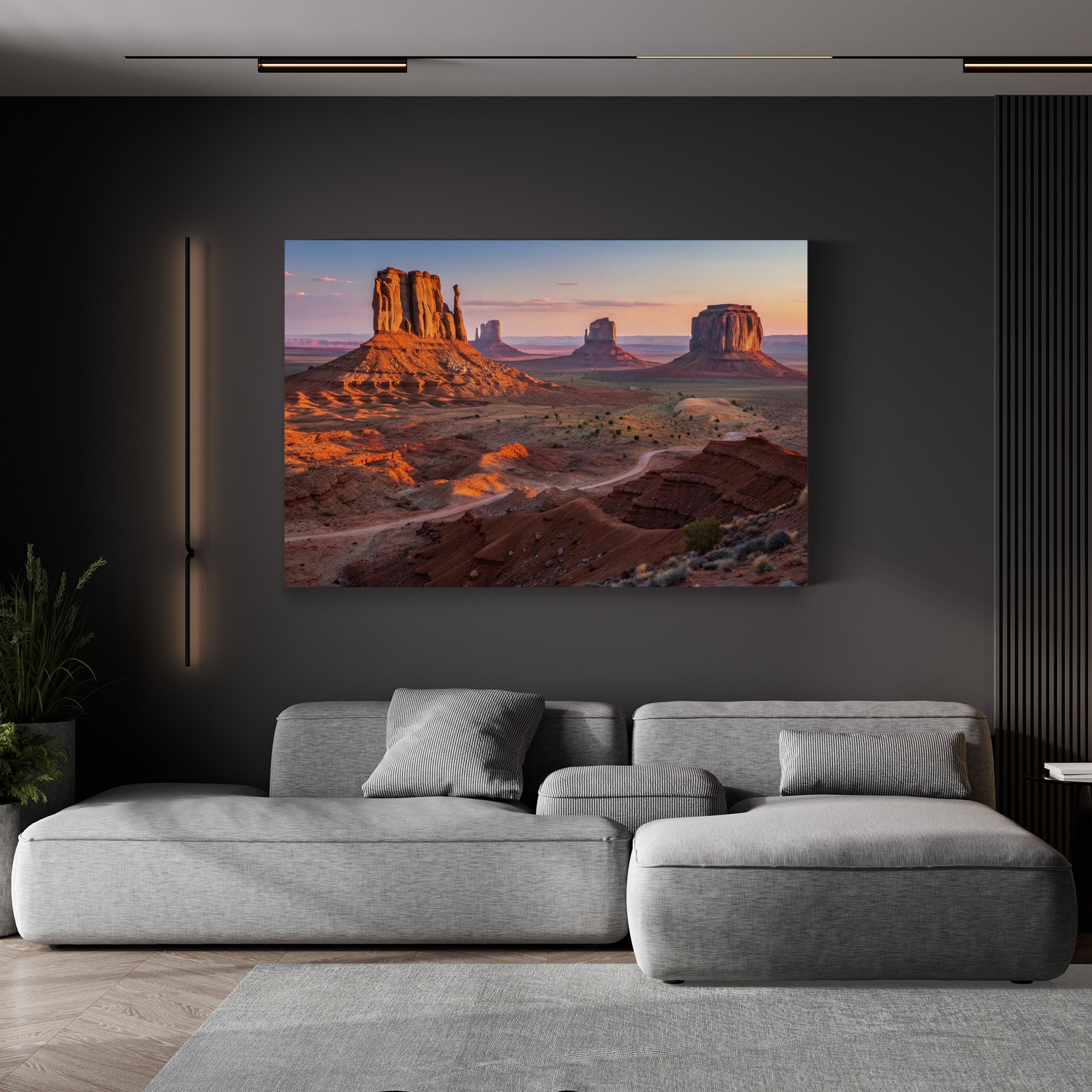 Monument Valley Arizona – Vintage Photography Wall Art | Desert Landscape Canvas Print
