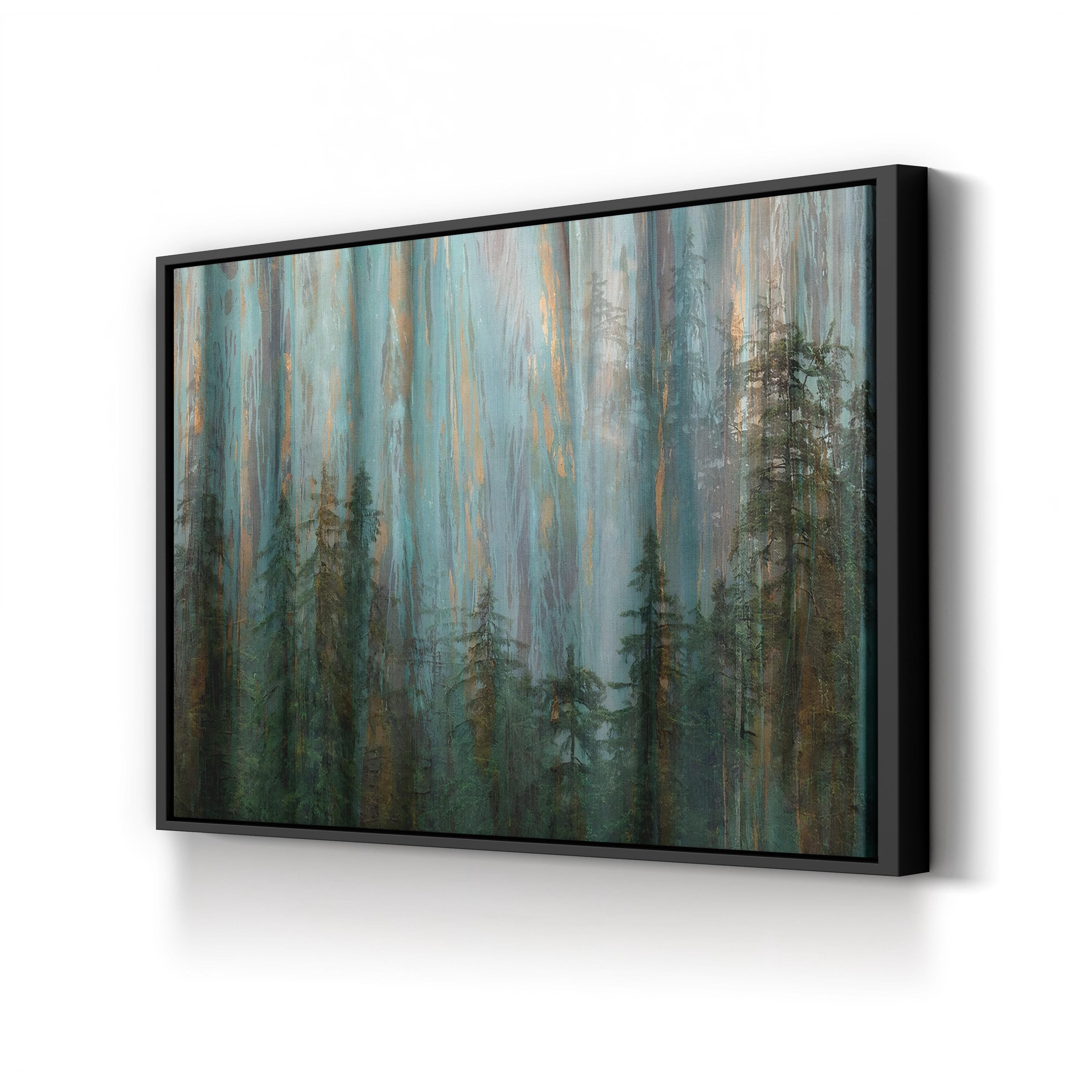 Forest I Wall Art – Tranquil Abstract Forest Canvas by Kathy Mahan