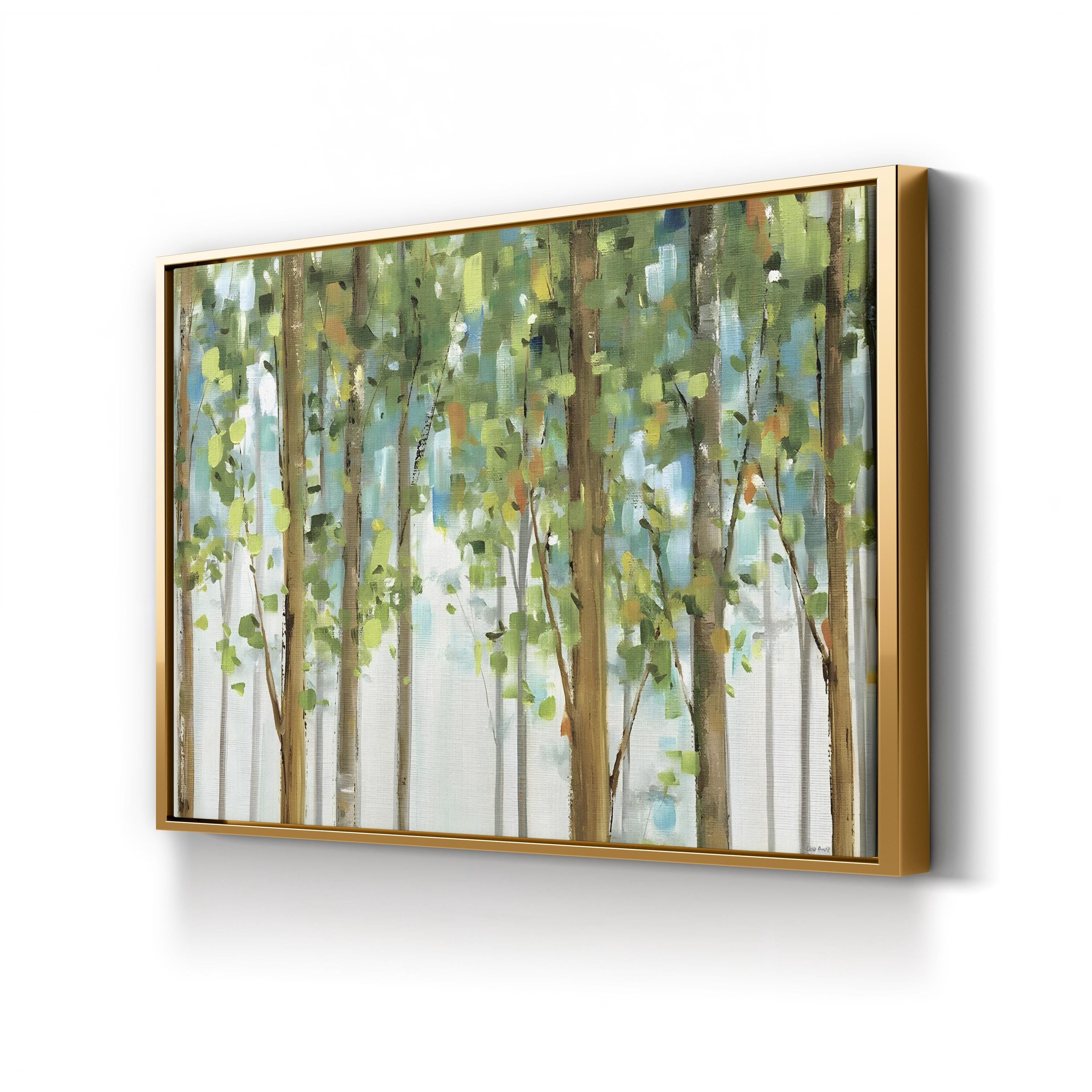 Forest Study I Wall Art by Lisa Audit – Contemporary Abstract Forest Canvas